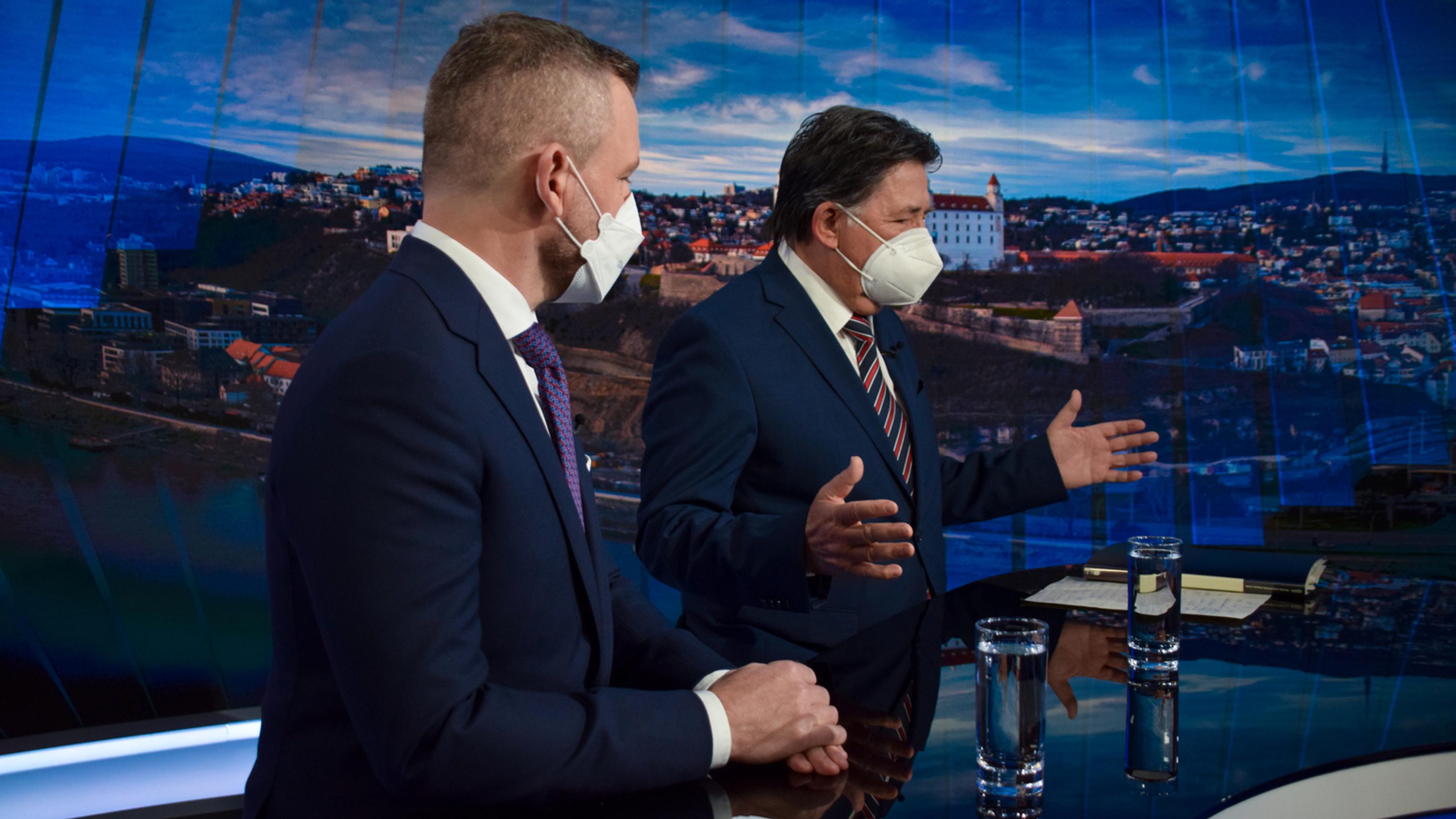 Peter Pellegrini a Ján Budaj v Na telo.