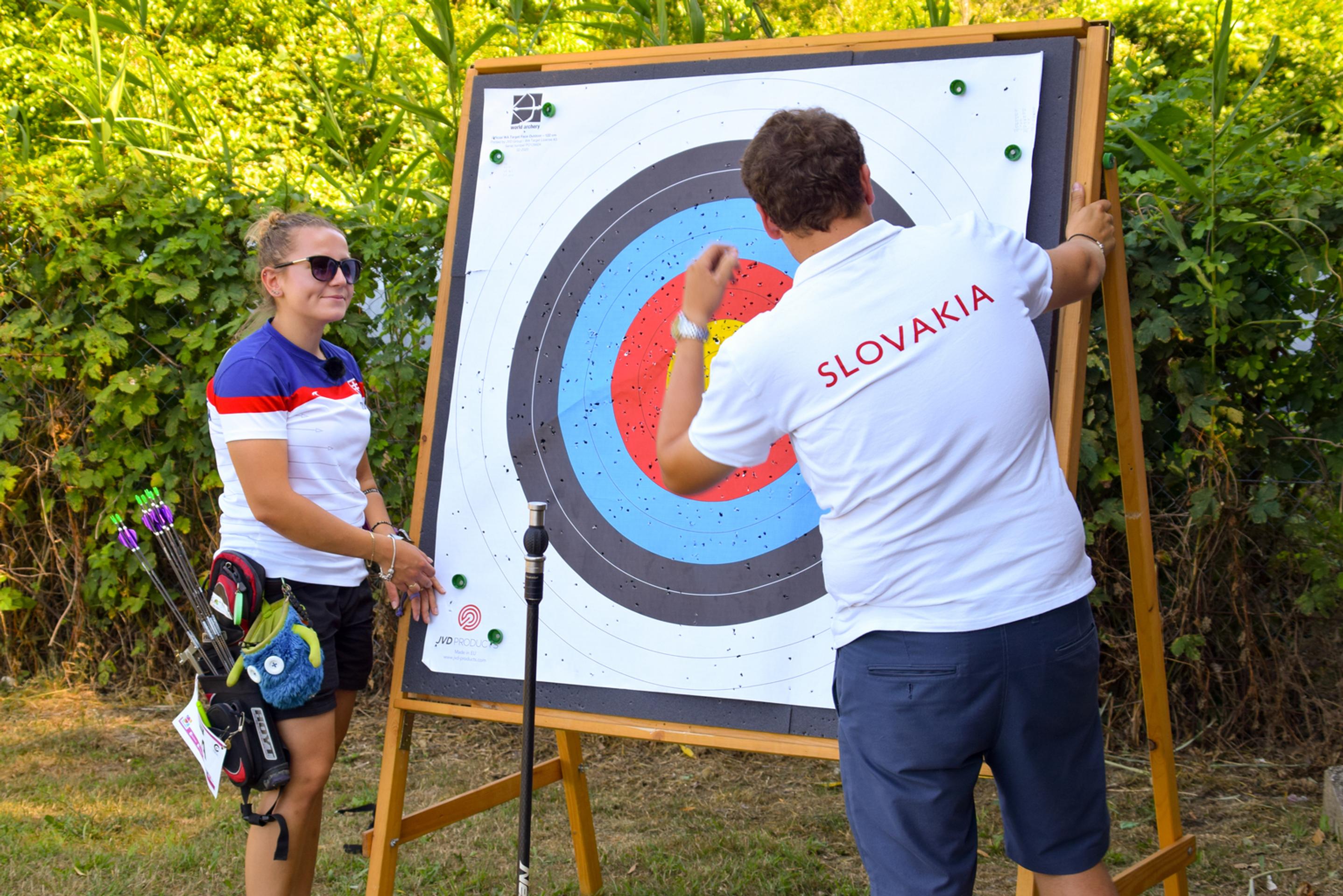 Denisa s trénerom Vladimírom Hurbanom.