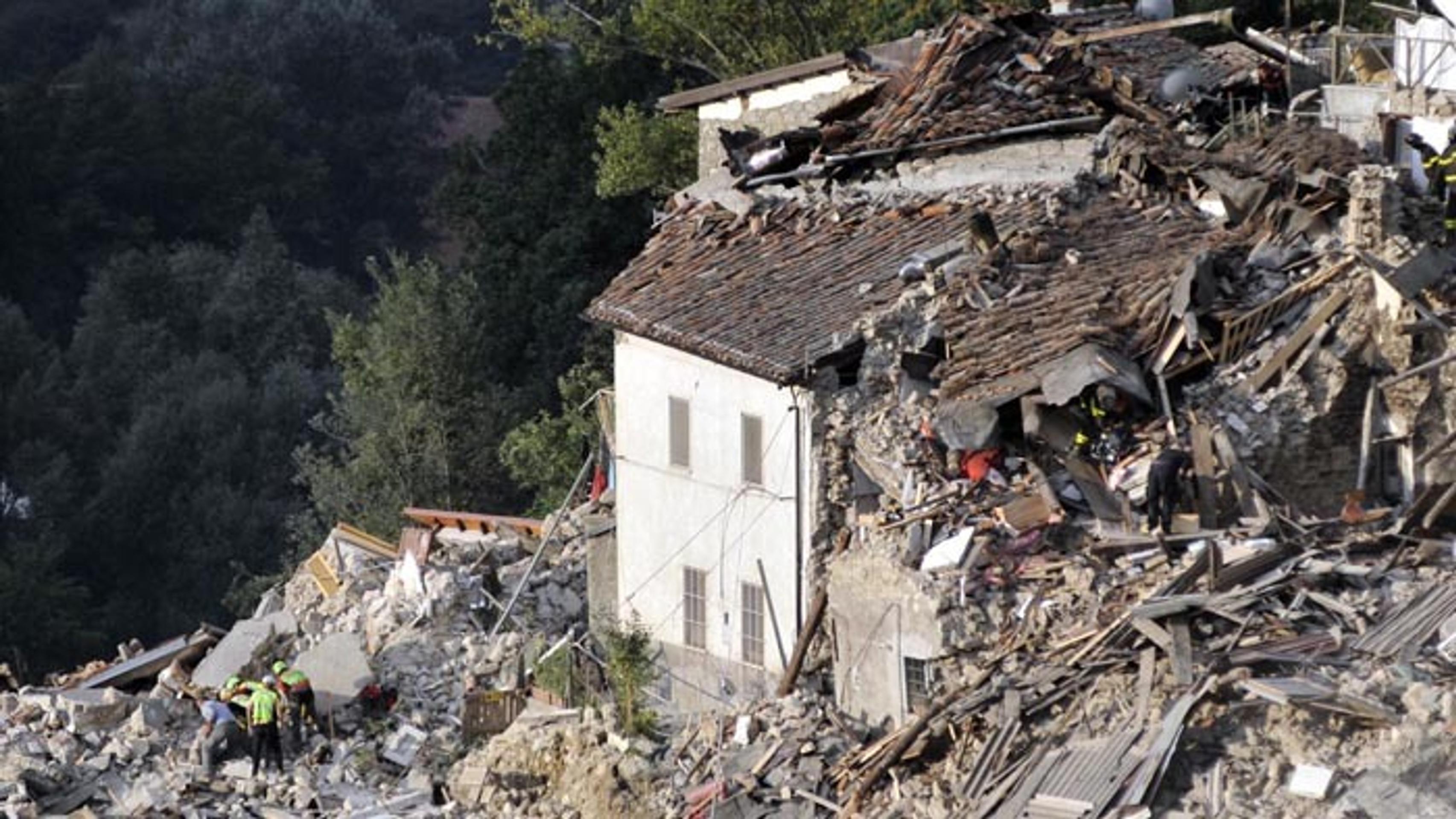 Zemetrasenie v Taliansku.