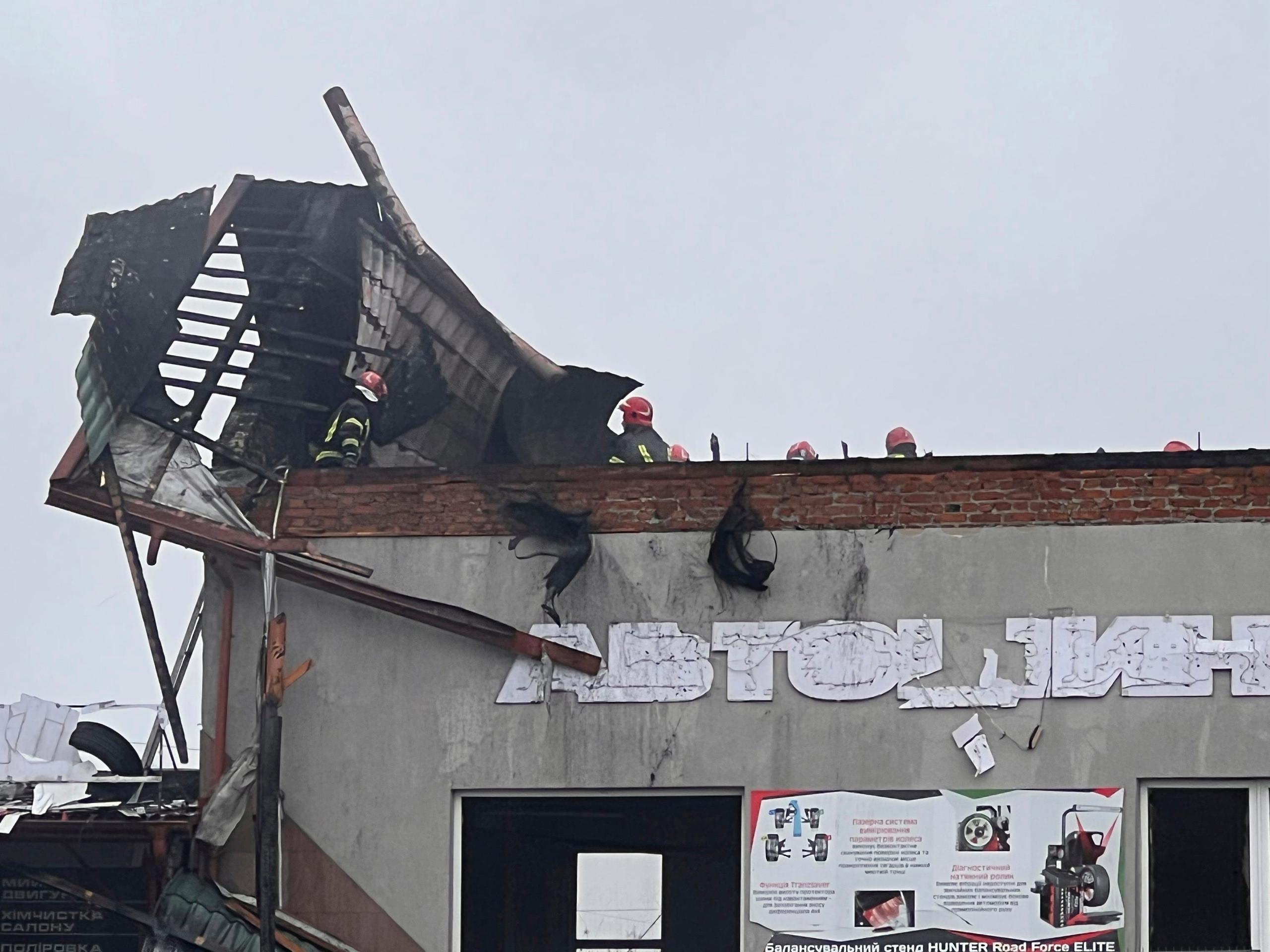 Po raketovom útoku v Ľvove.