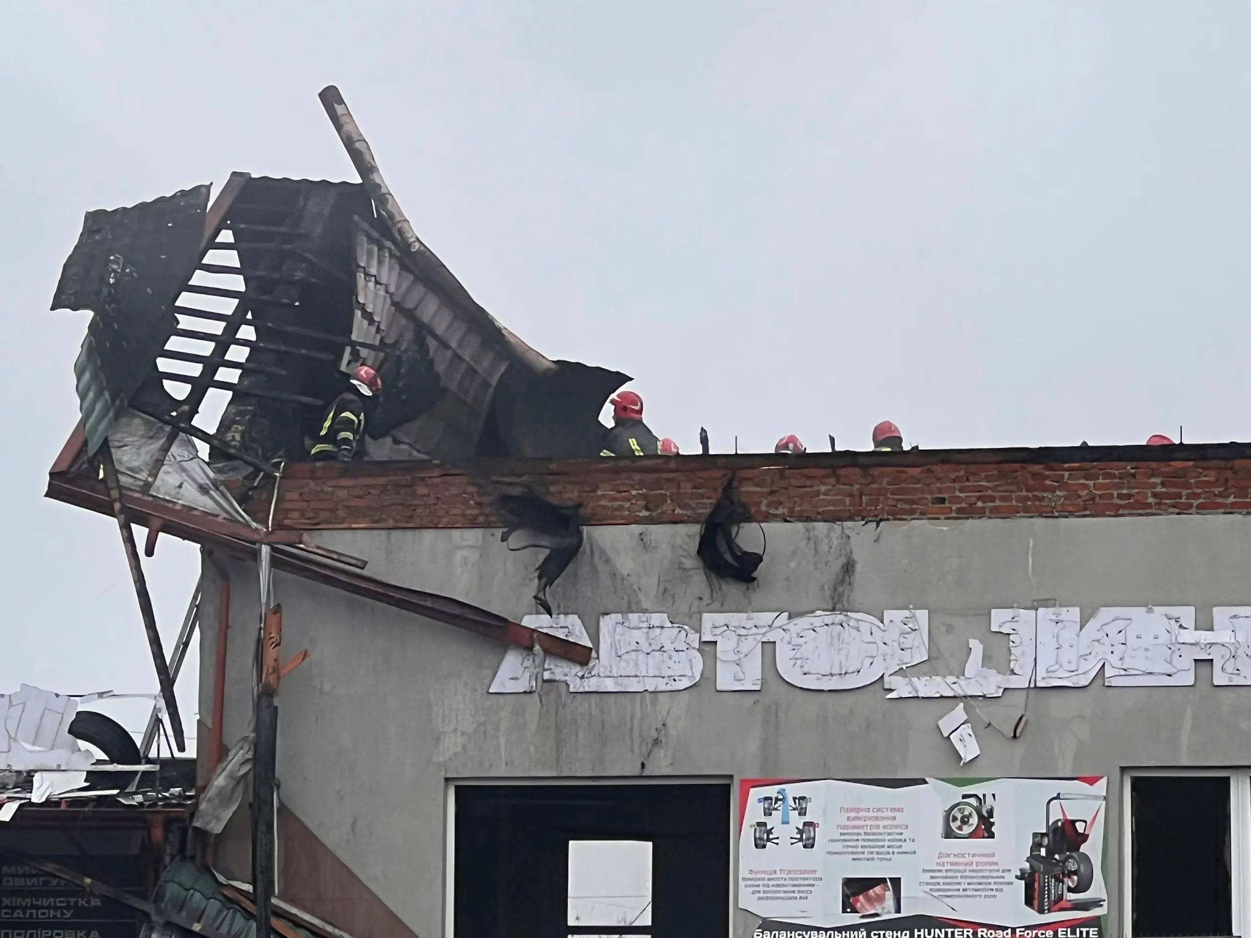 Po raketovom útoku v Ľvove.
