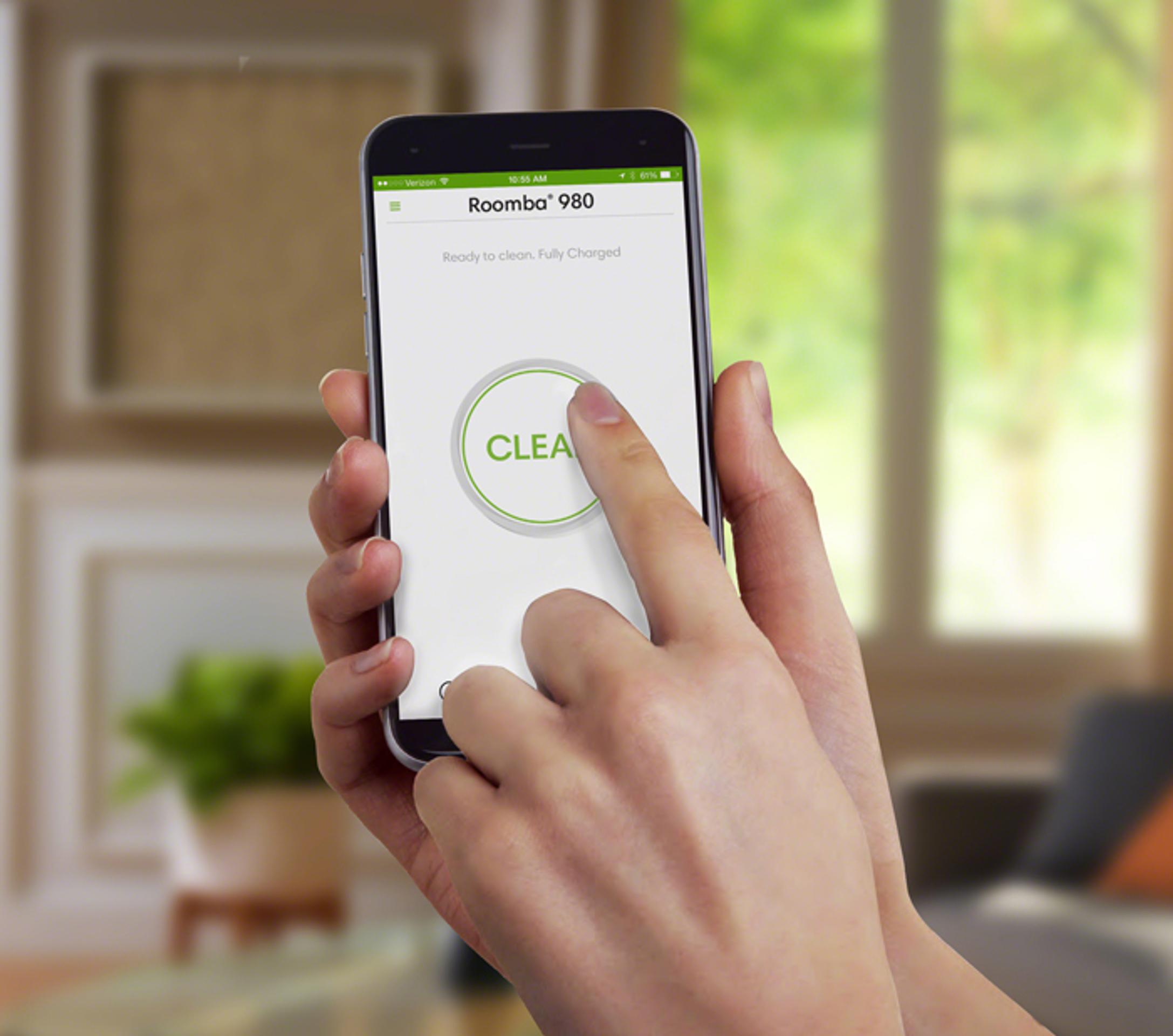 Mobilná aplikacia iRobot HOME App.