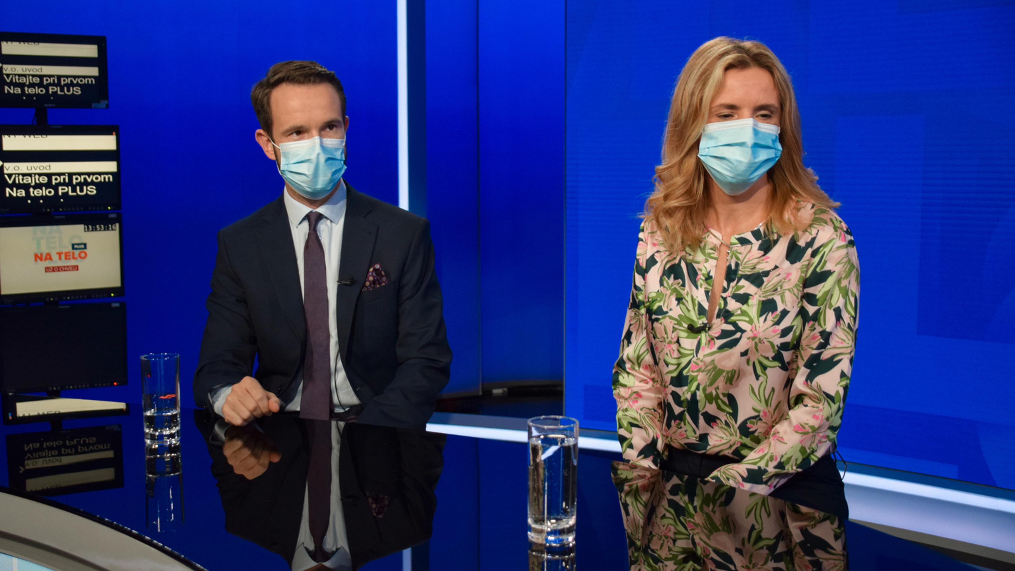 Peter Sabaka a Alena Koščálová v Na telo plus.