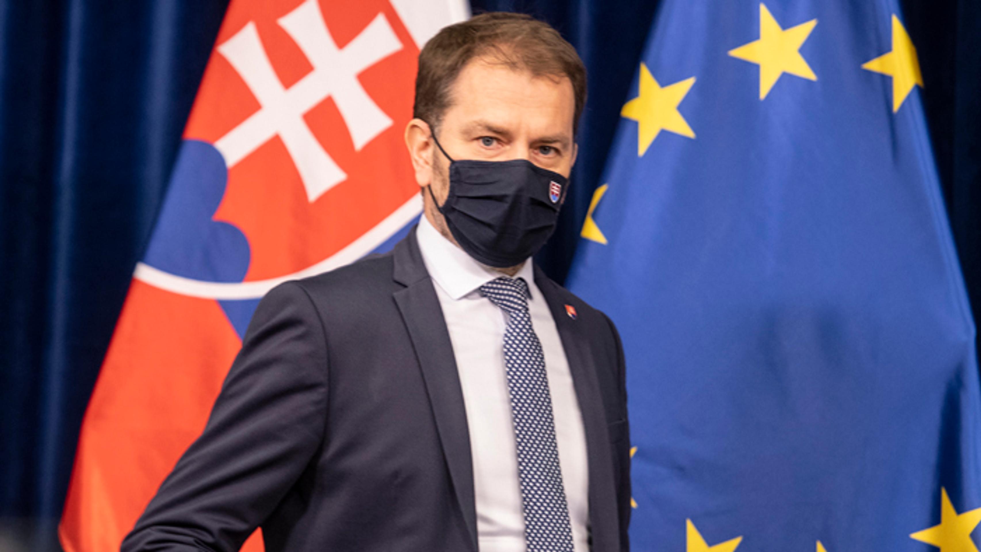 Premiér Igor Matovič.