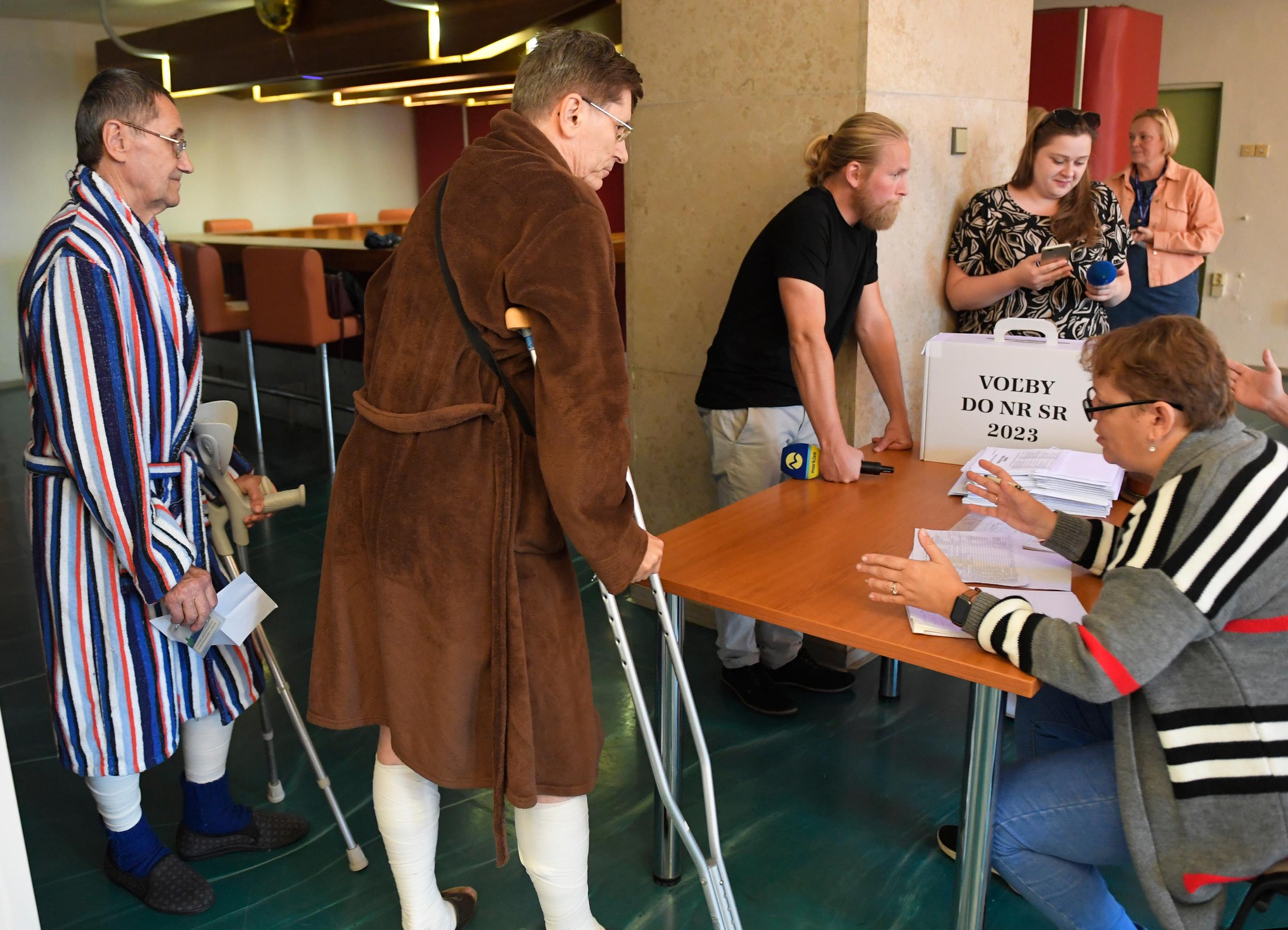 Voľby v Univerzitnej nemocnici L. Pasteura v Košiciach.