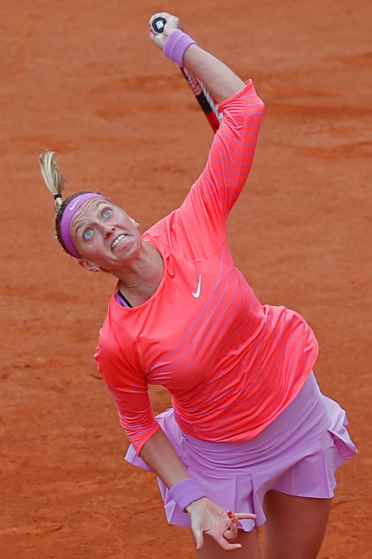 Petra Kvitová na Roland Garros.