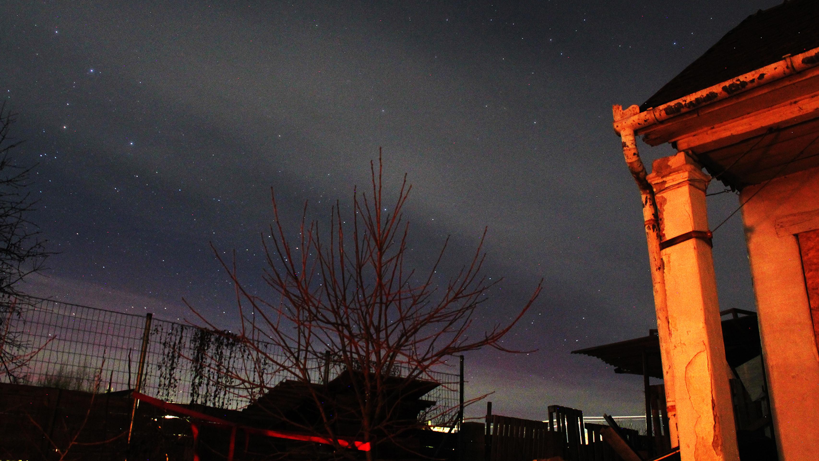 Polárna žiara na Slovensku.