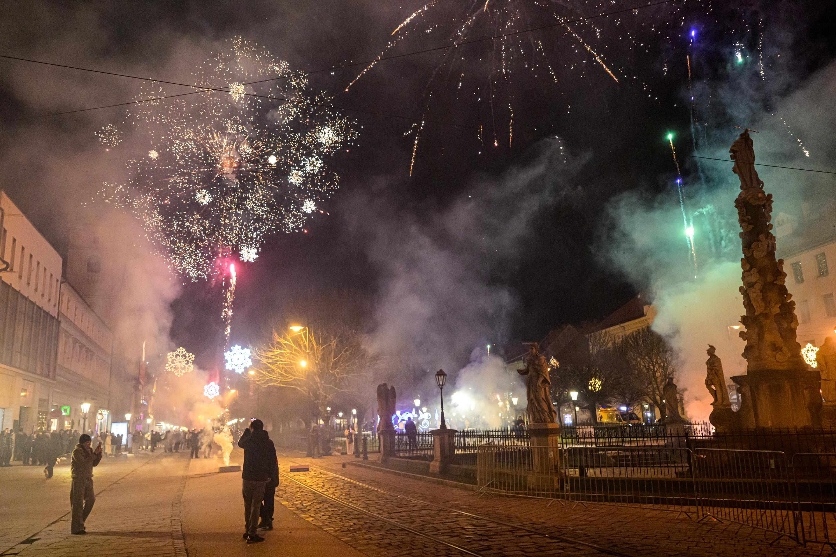 Oslavy Nového roka v Košiciach