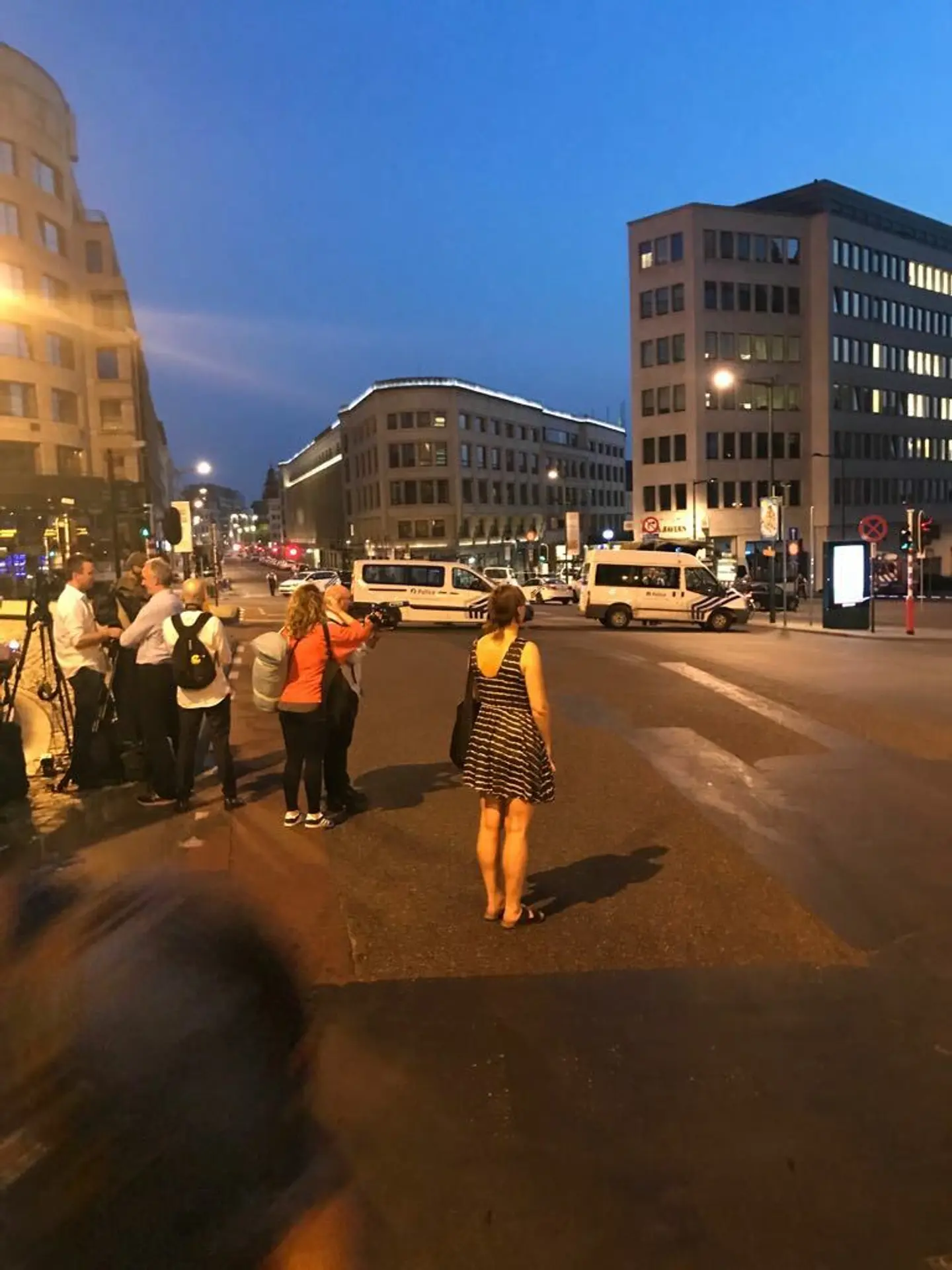 Okolie železničnej stanice v Bruseli