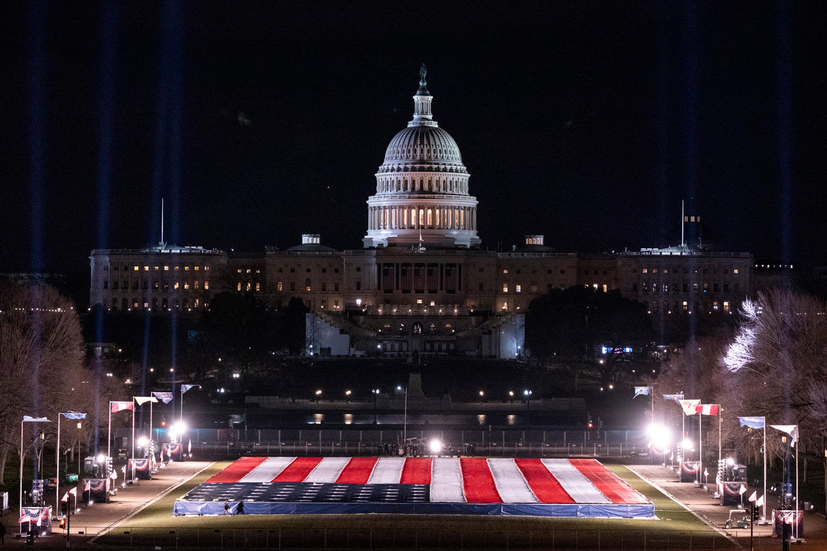 Prípravy na inauguráciu prezidenta USA
