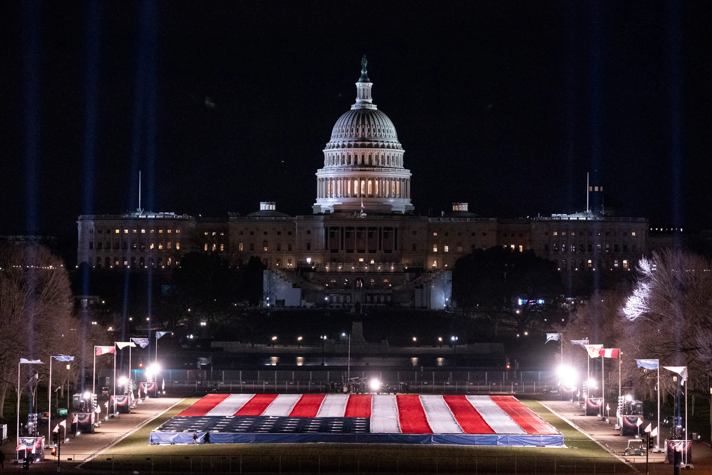 Prípravy na inauguráciu prezidenta USA