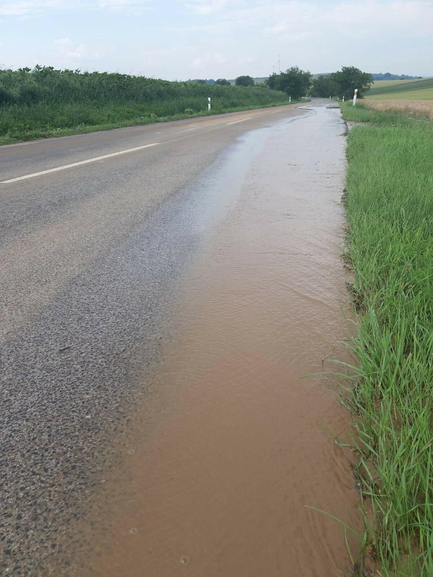 Záplavy na Záhorí.