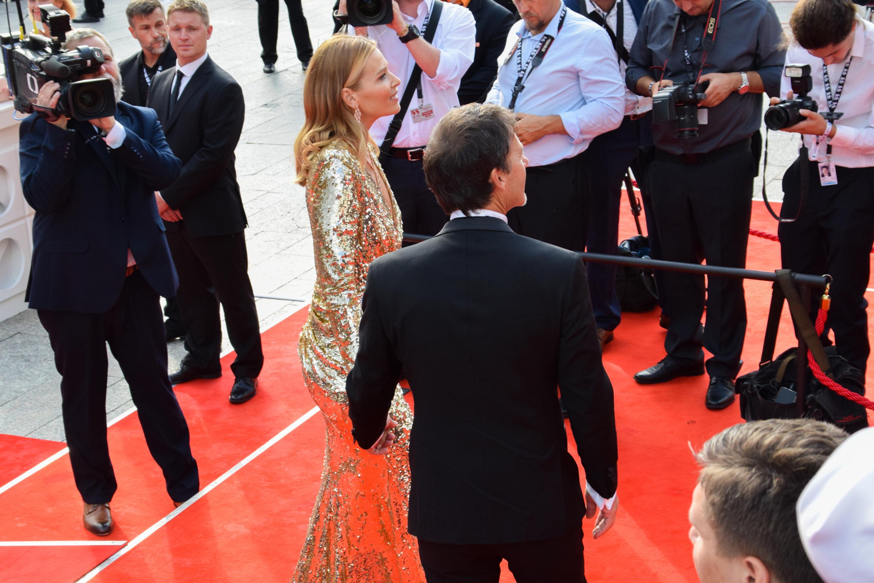 Daniela Peštová a Paľo Habera na 55. MFF KV