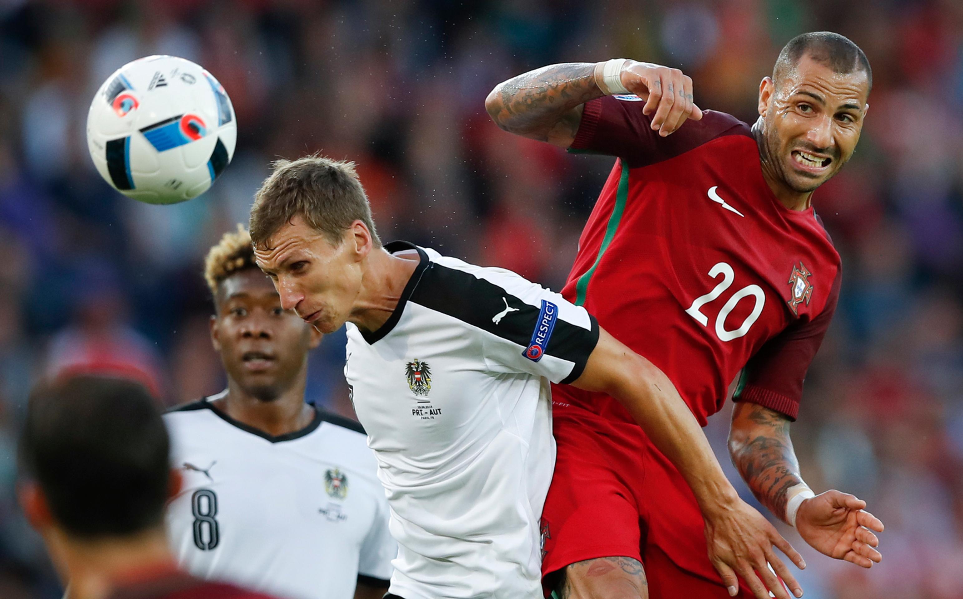 Snímky zo zápasu Portugalsko - Rakúsko