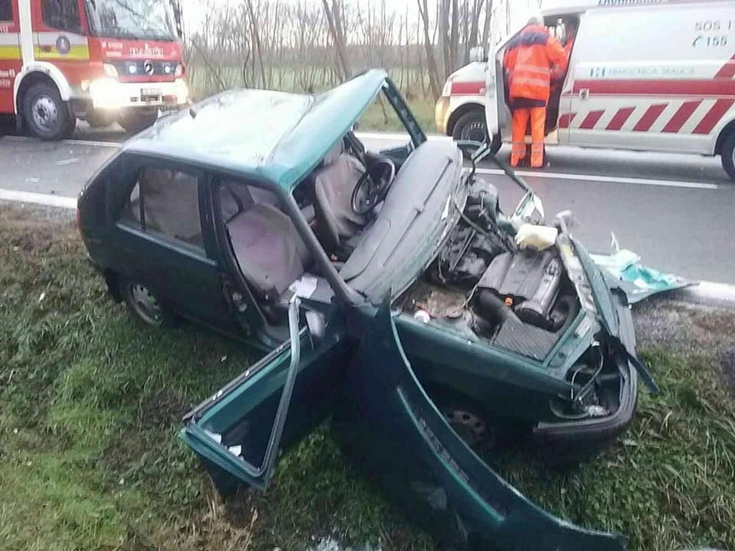 Nehoda pri obci Štefanov