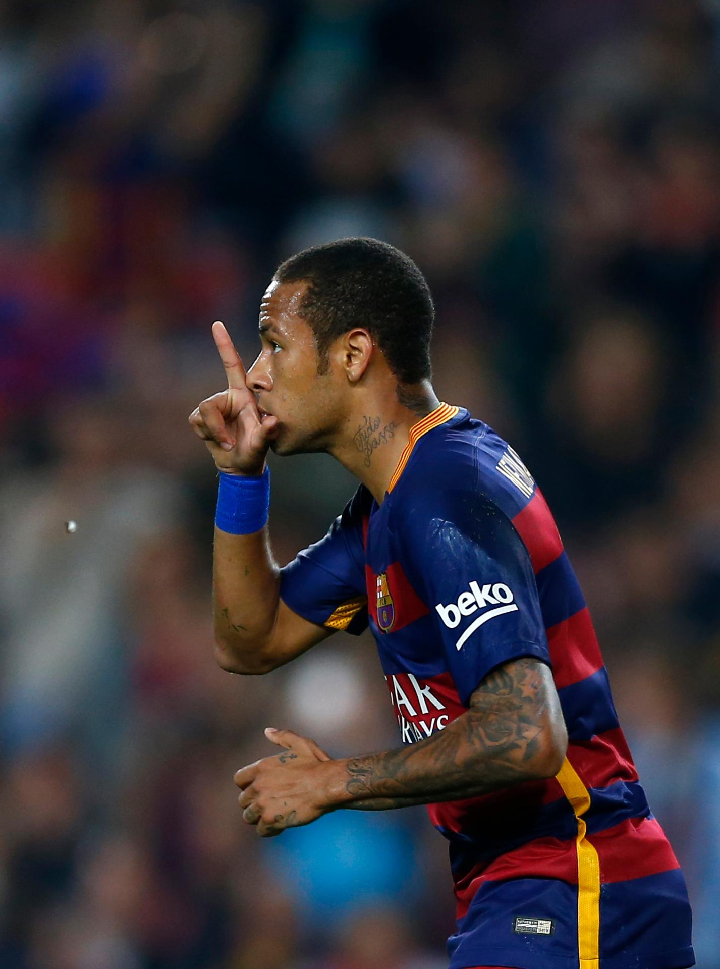 Brazílsky futbalový reprezentant Neymar.