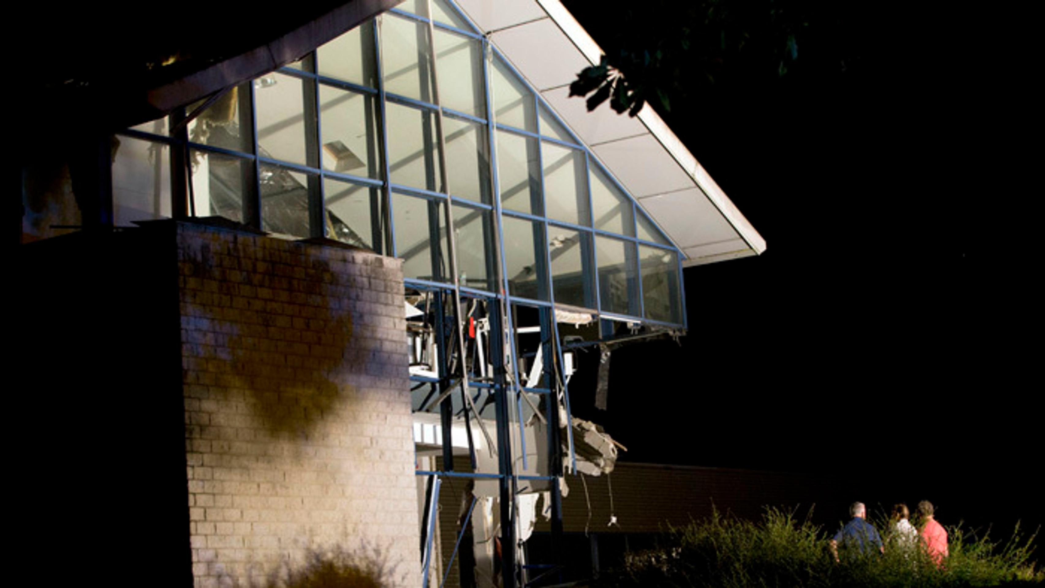 Výbuch v meste Chimay.