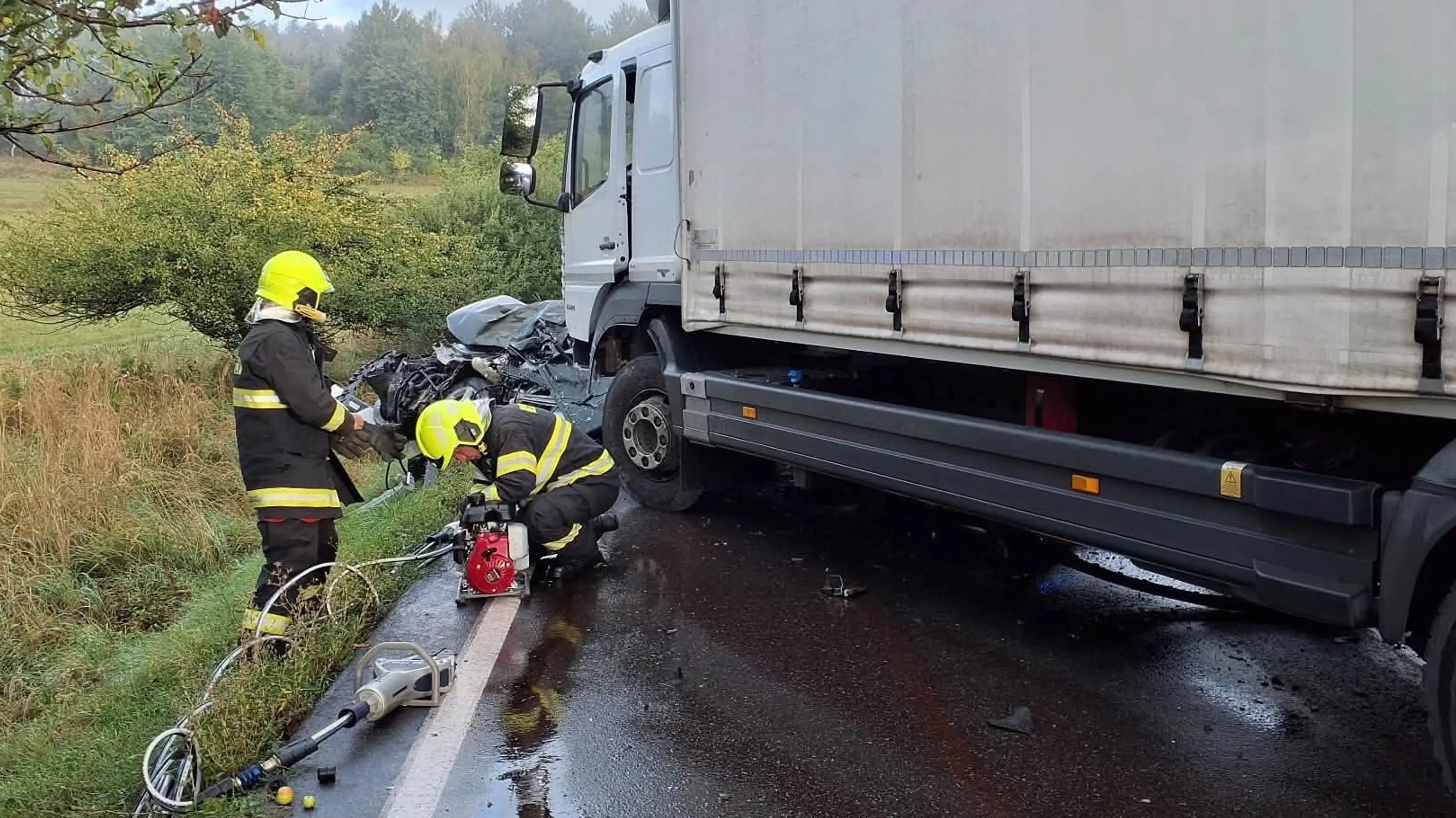 Tragická nehoda v okrese Turčianske Teplice.