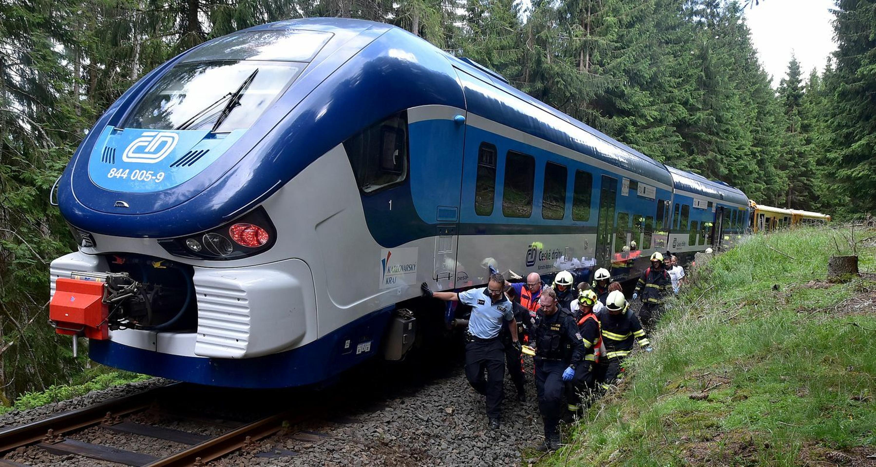 Vlakové nešťastie v Česku