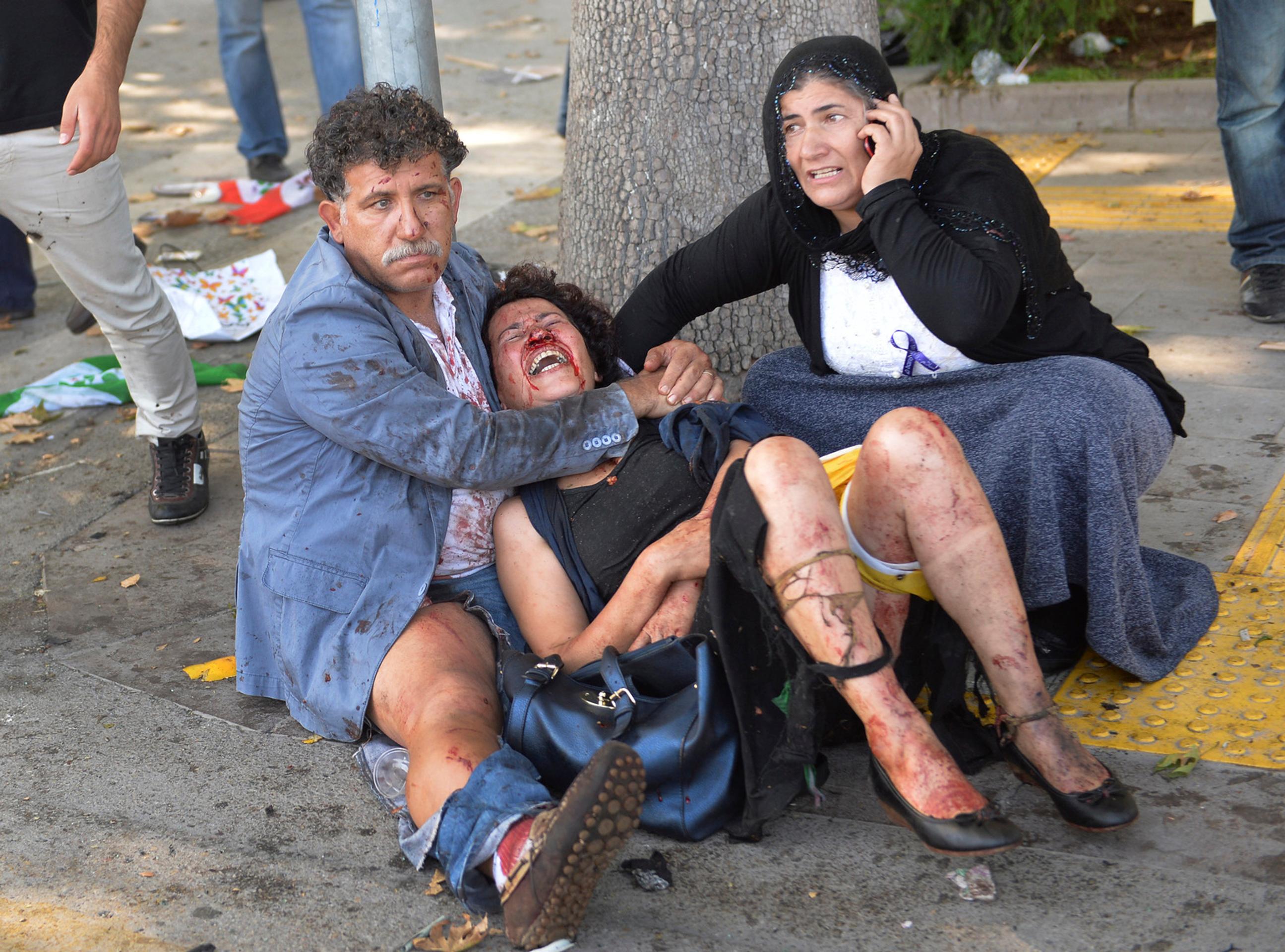 Teroristický útok v Ankare.