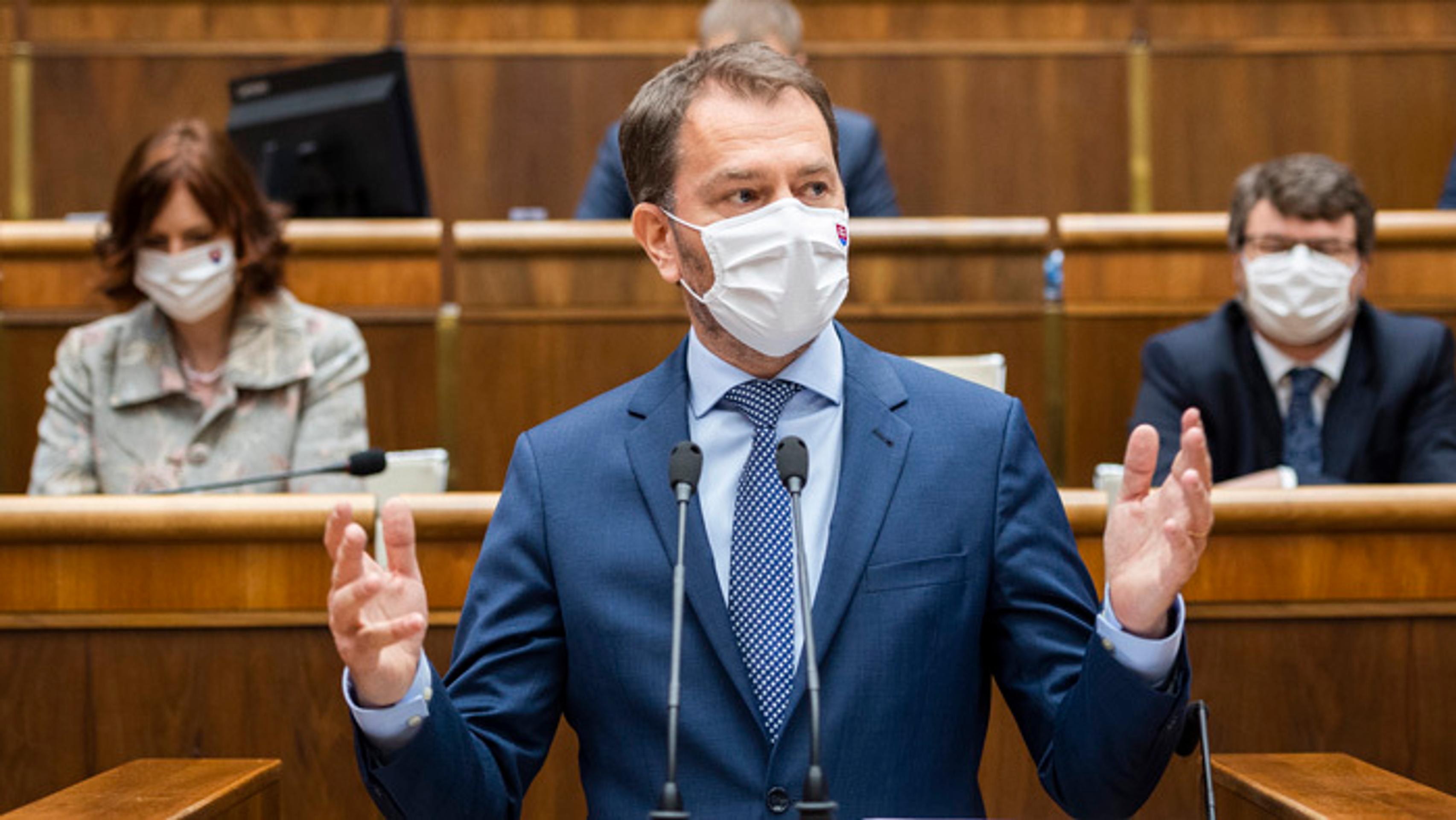 Premiér Igor Matovič.