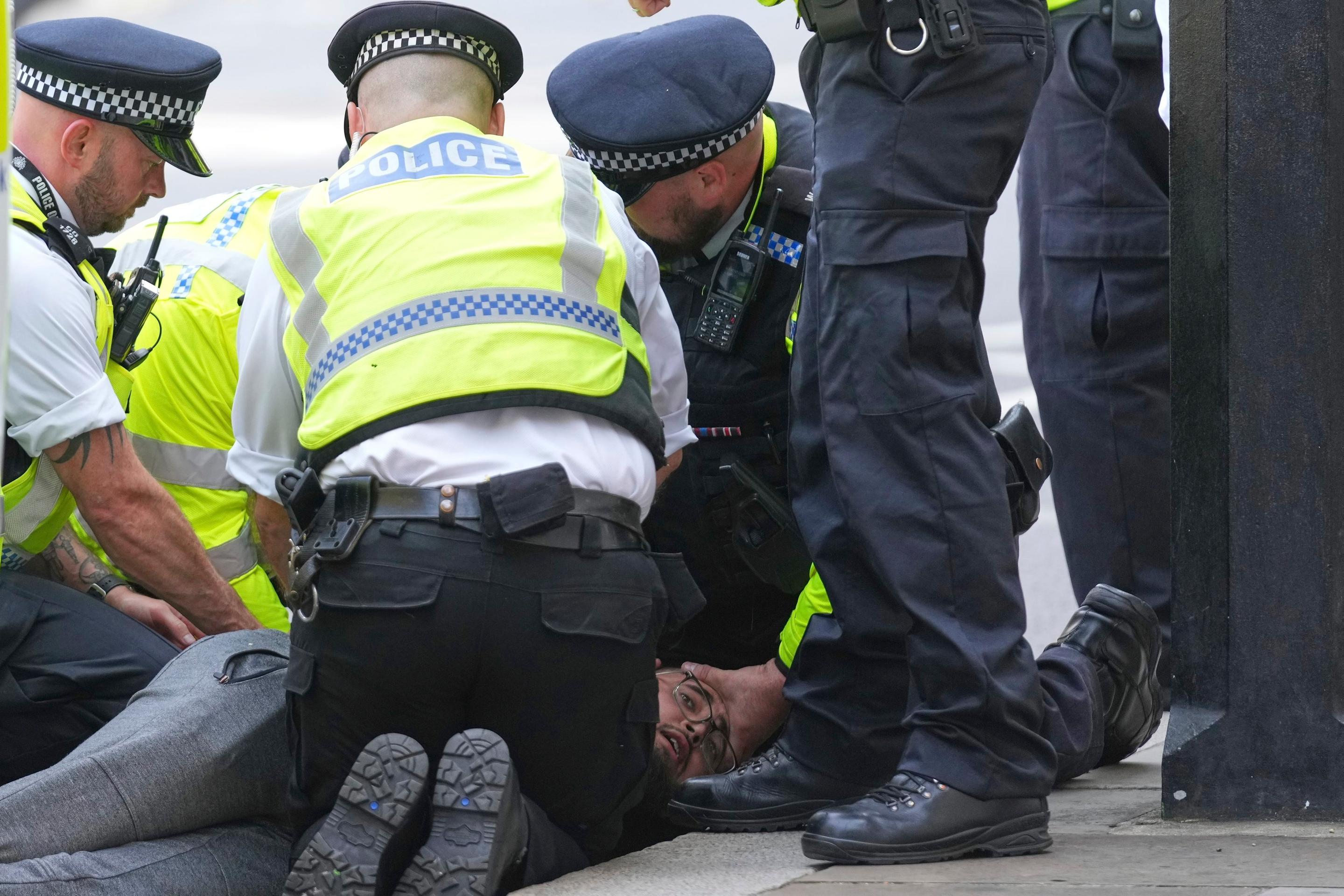 Propalestínske protesty v Londýne