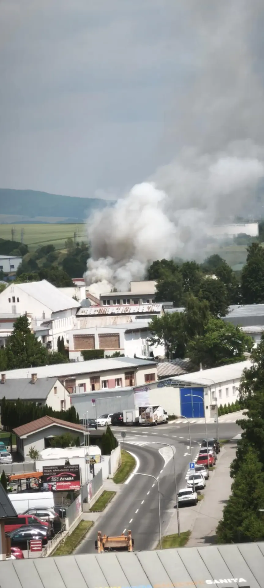 Požiar v Kežmarku