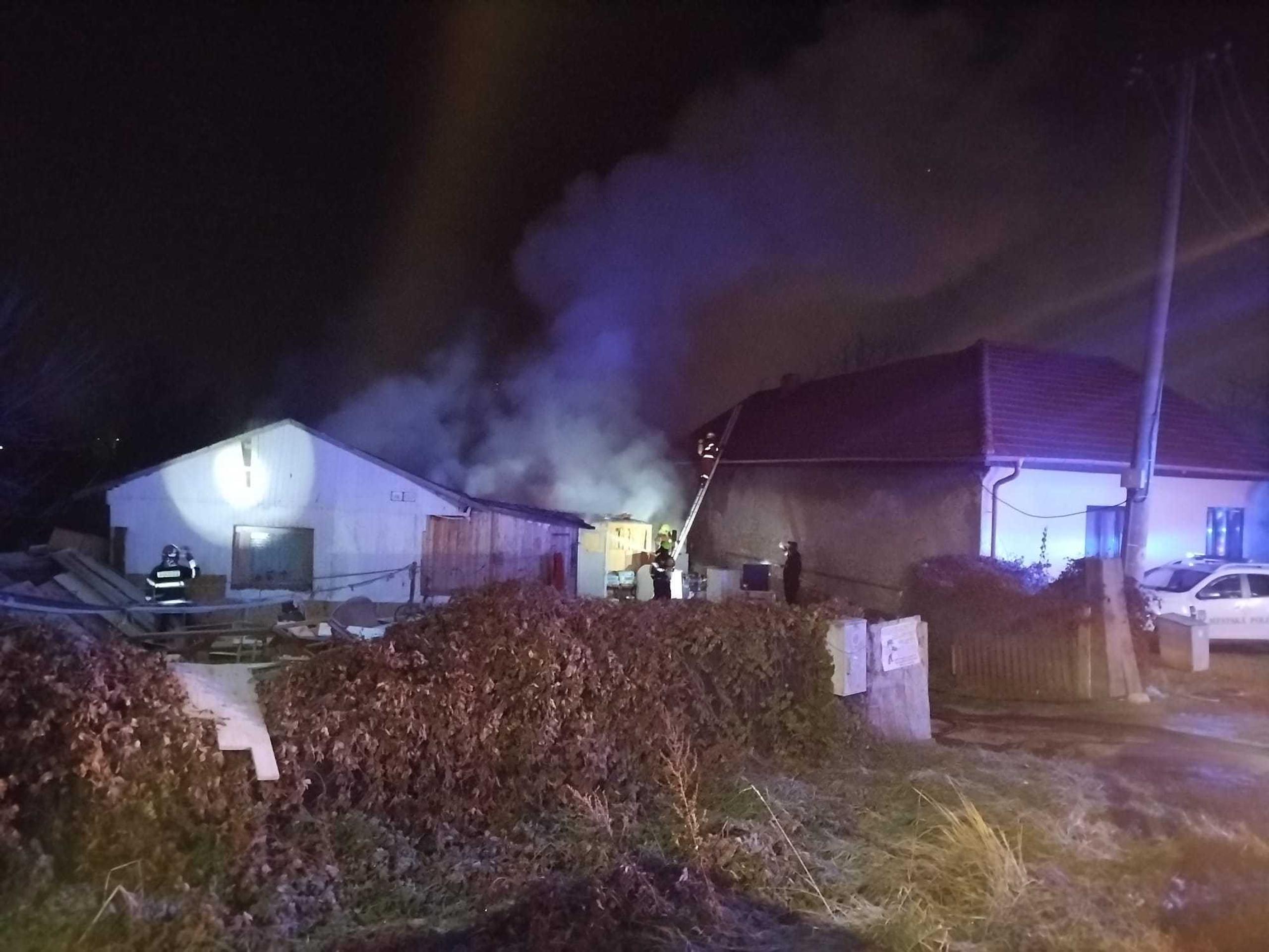 Požiar domu v nitrianskej časti Mlynárce