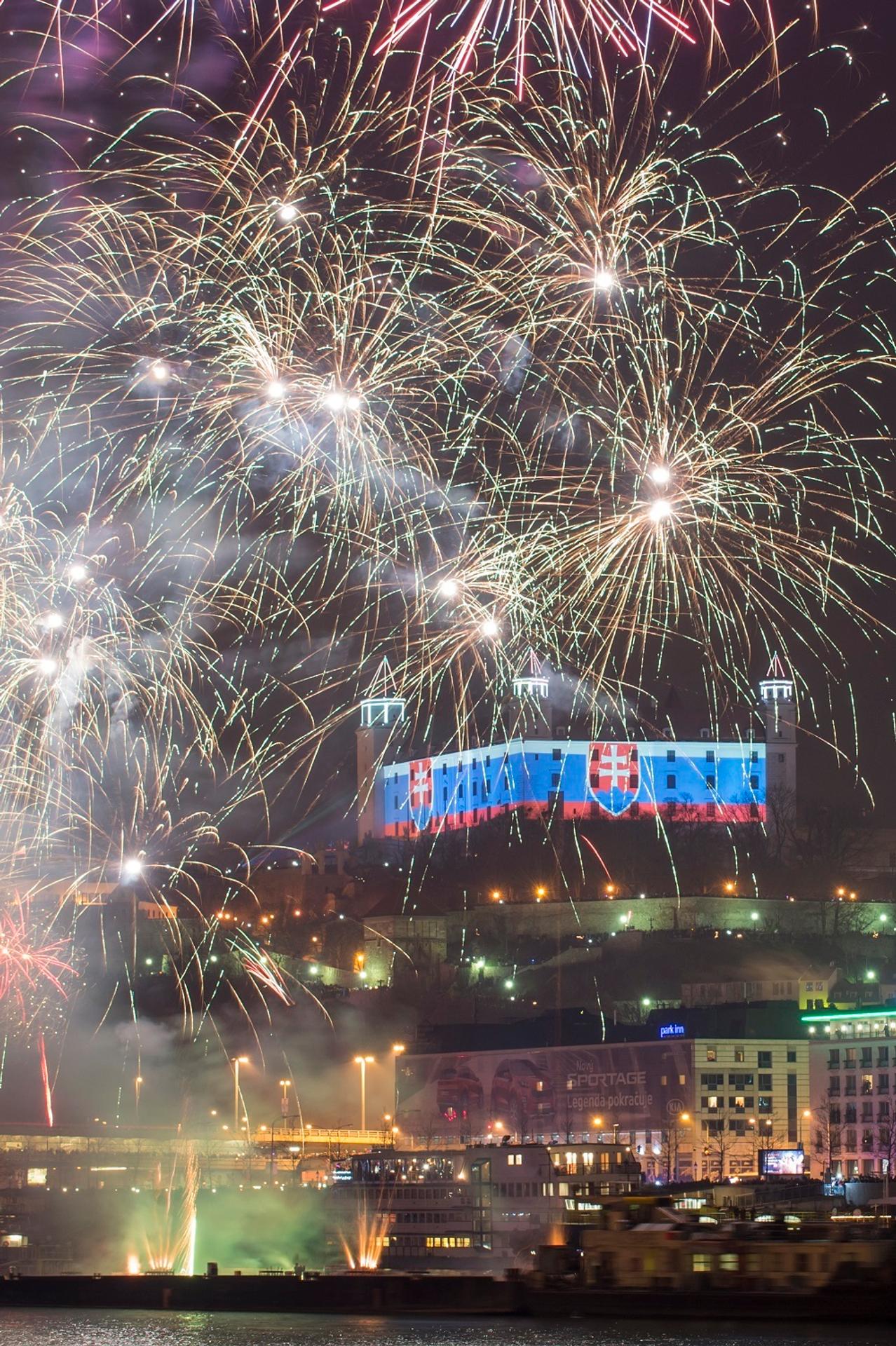 Silvester v Bratislave.