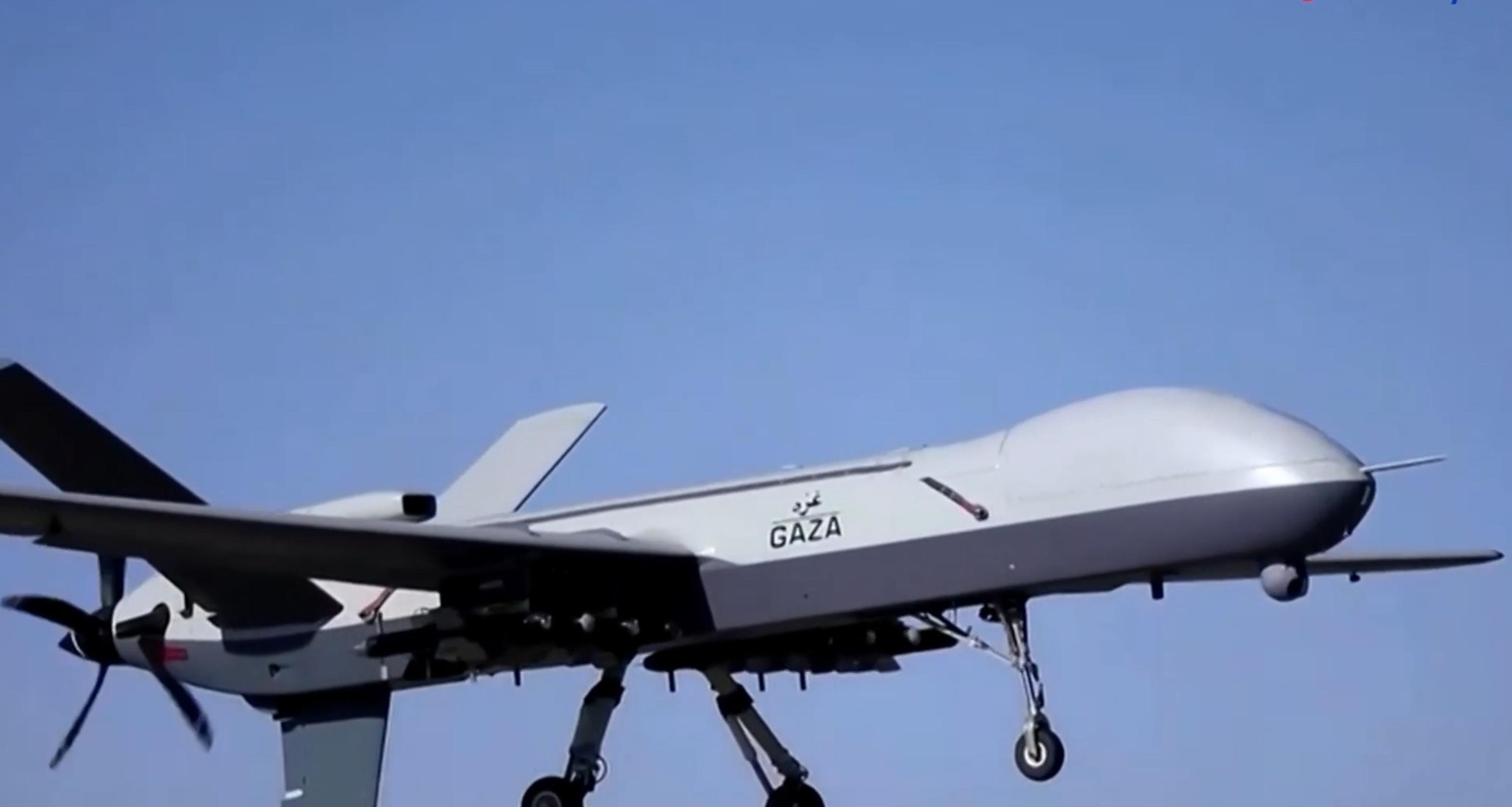 Iránsky bojový dron Gaza.