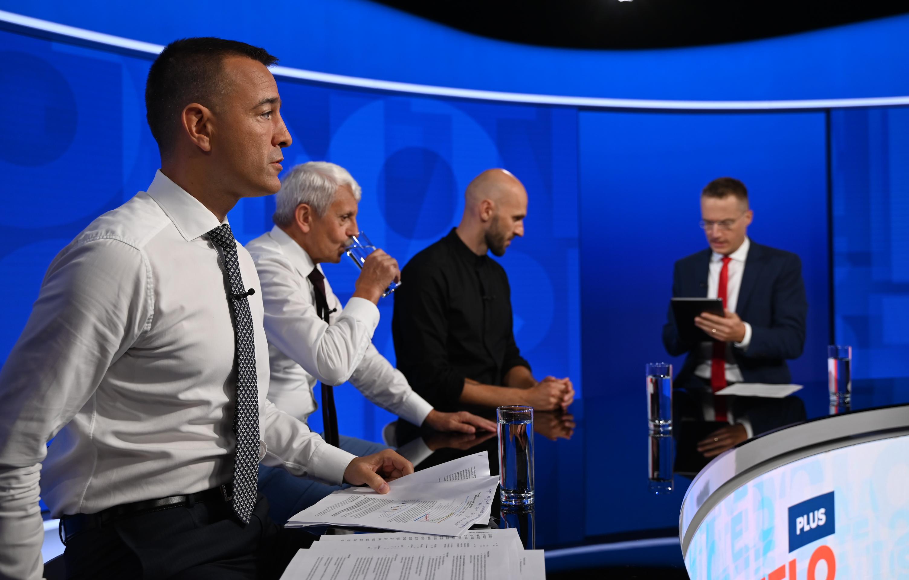 Tomáš Drucker, Mikuláš Dzurinda a Michal Truban.