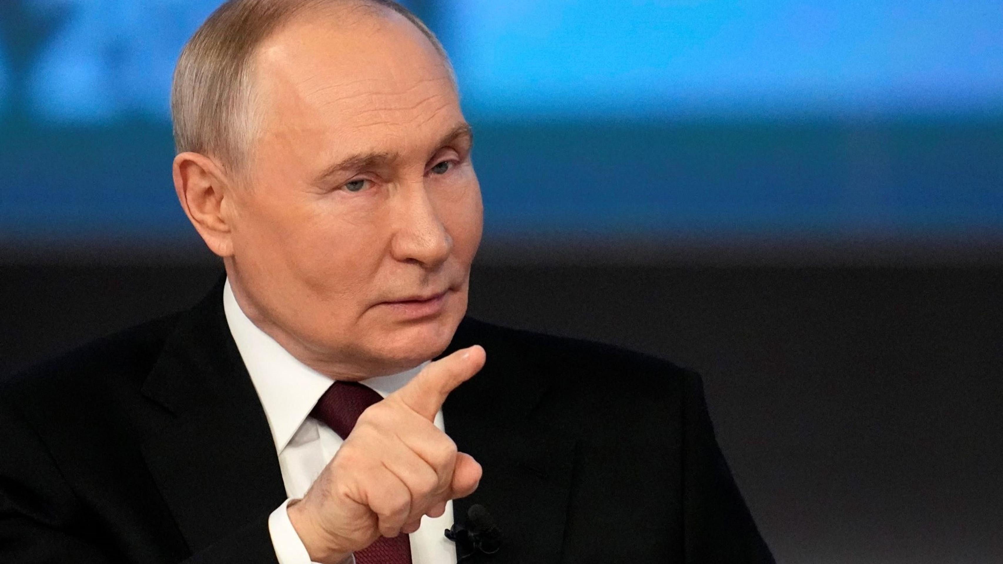 Vladimir Putin na každoročnej tlačovej konferencii