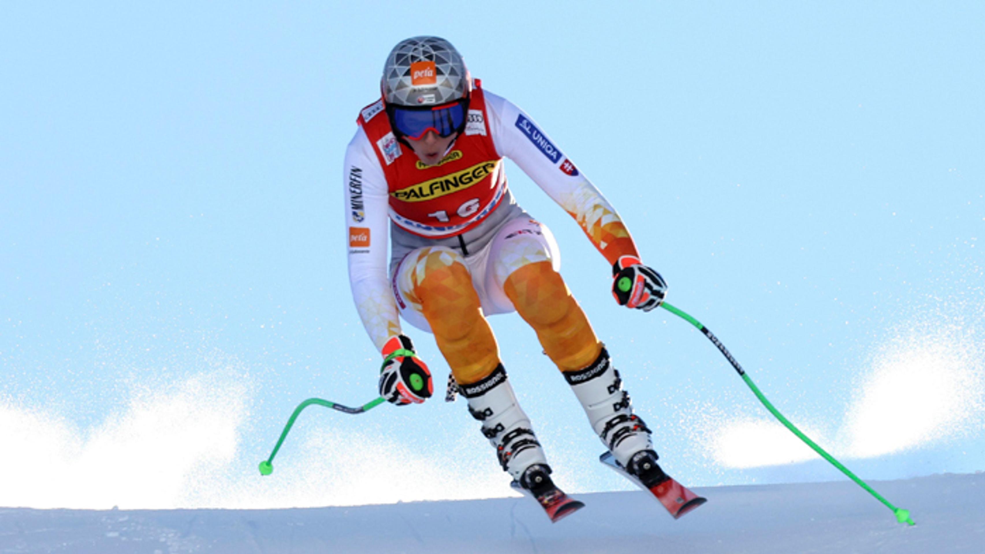 Petra Vlhová počas trénigu na zjazd v rakúskom Zauchensee 