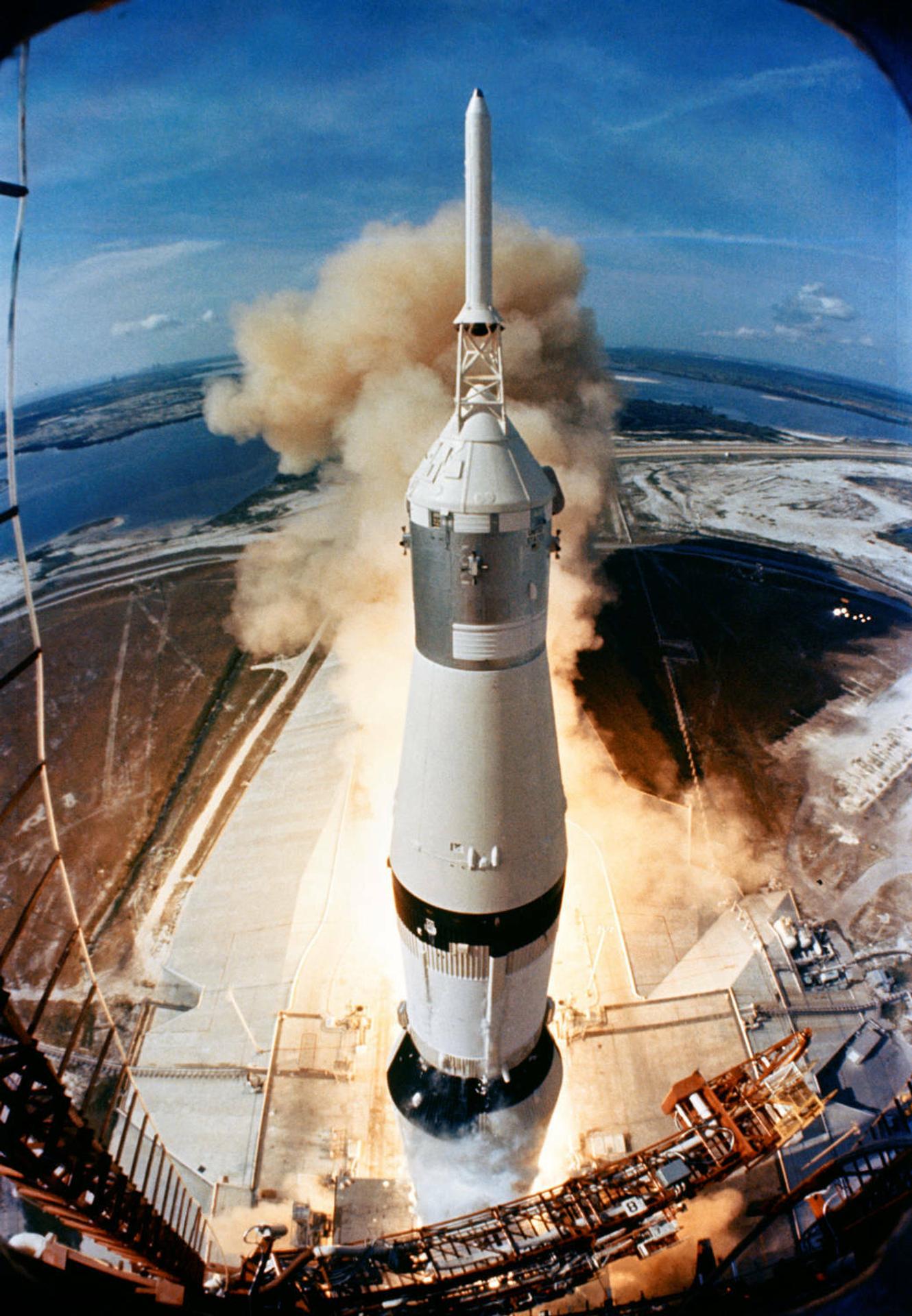 Štart rakety Apollo 11
