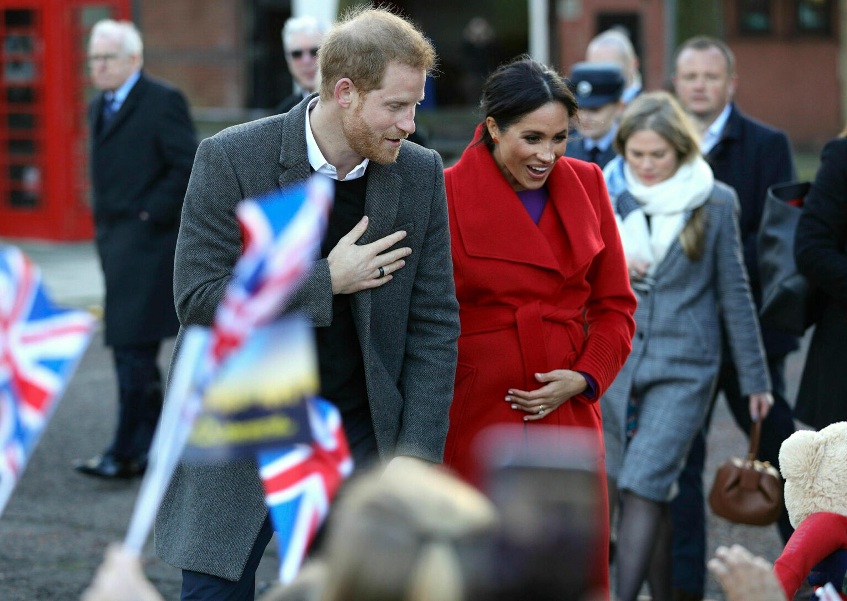 Harry a Meghan na oficiálnej návšteve mestečka Birkenhead.