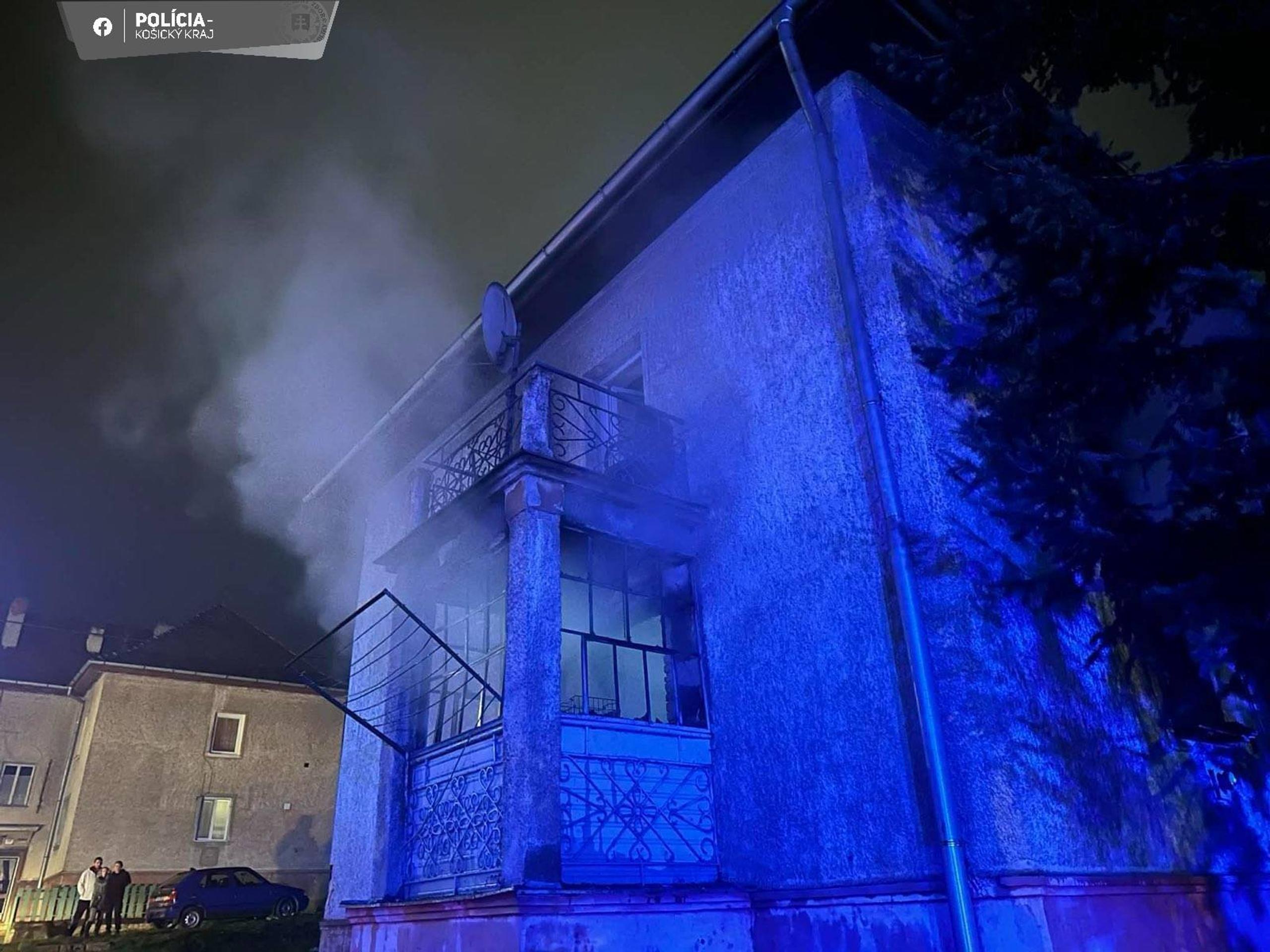 Požiar bytu na východe Slovenska