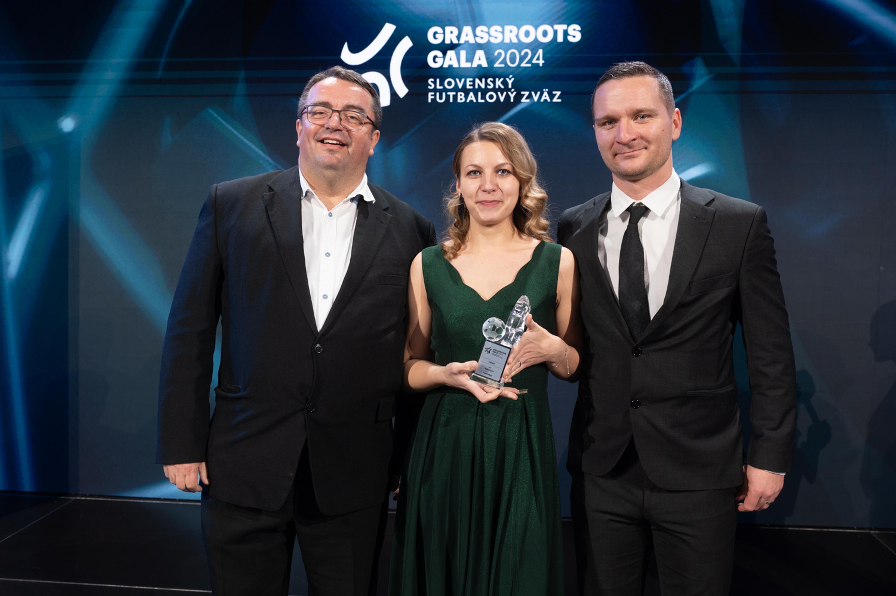 Odovzdávanie cien Grassroots Gala.