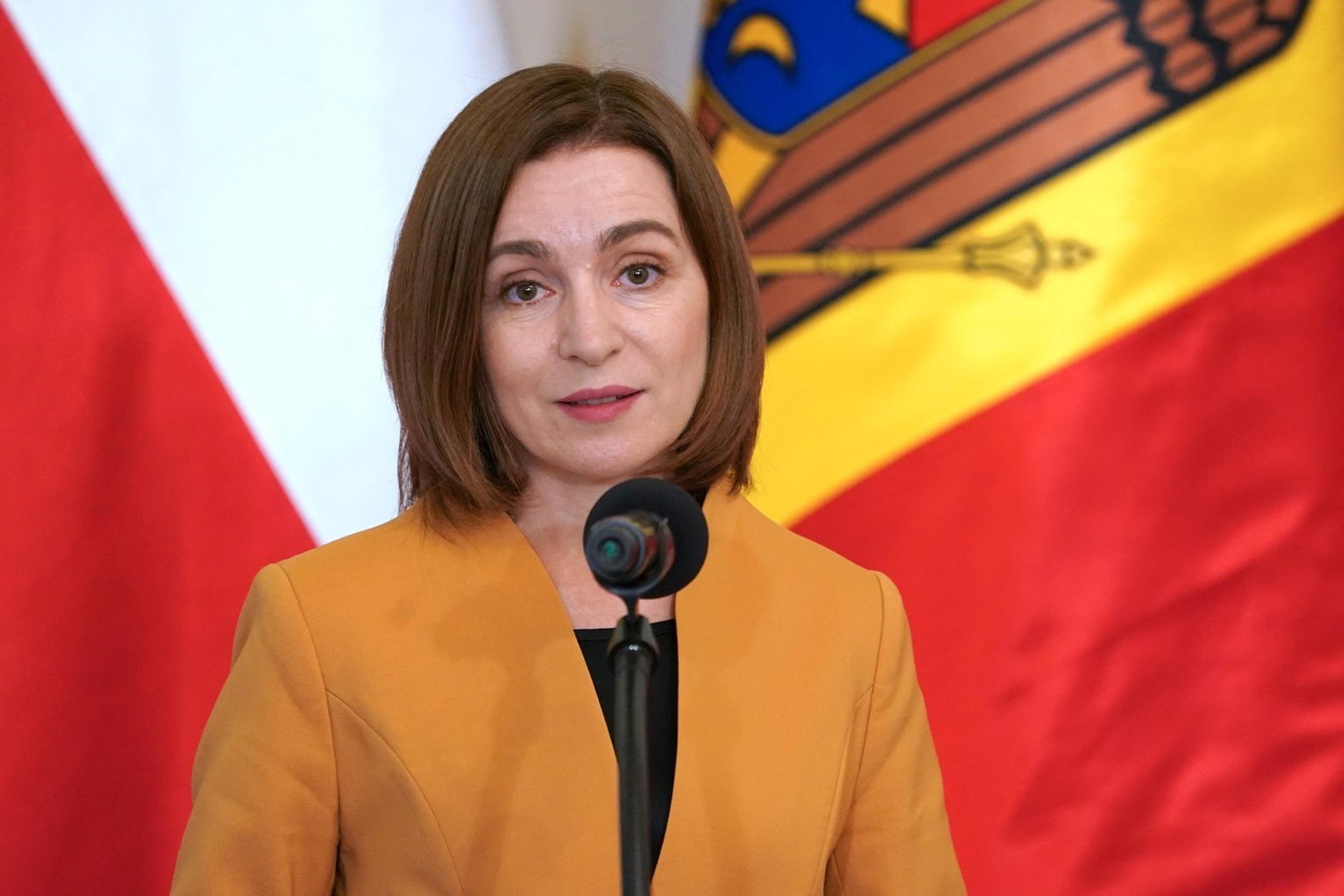 Moldavská prezidentka Maia Sanduová.