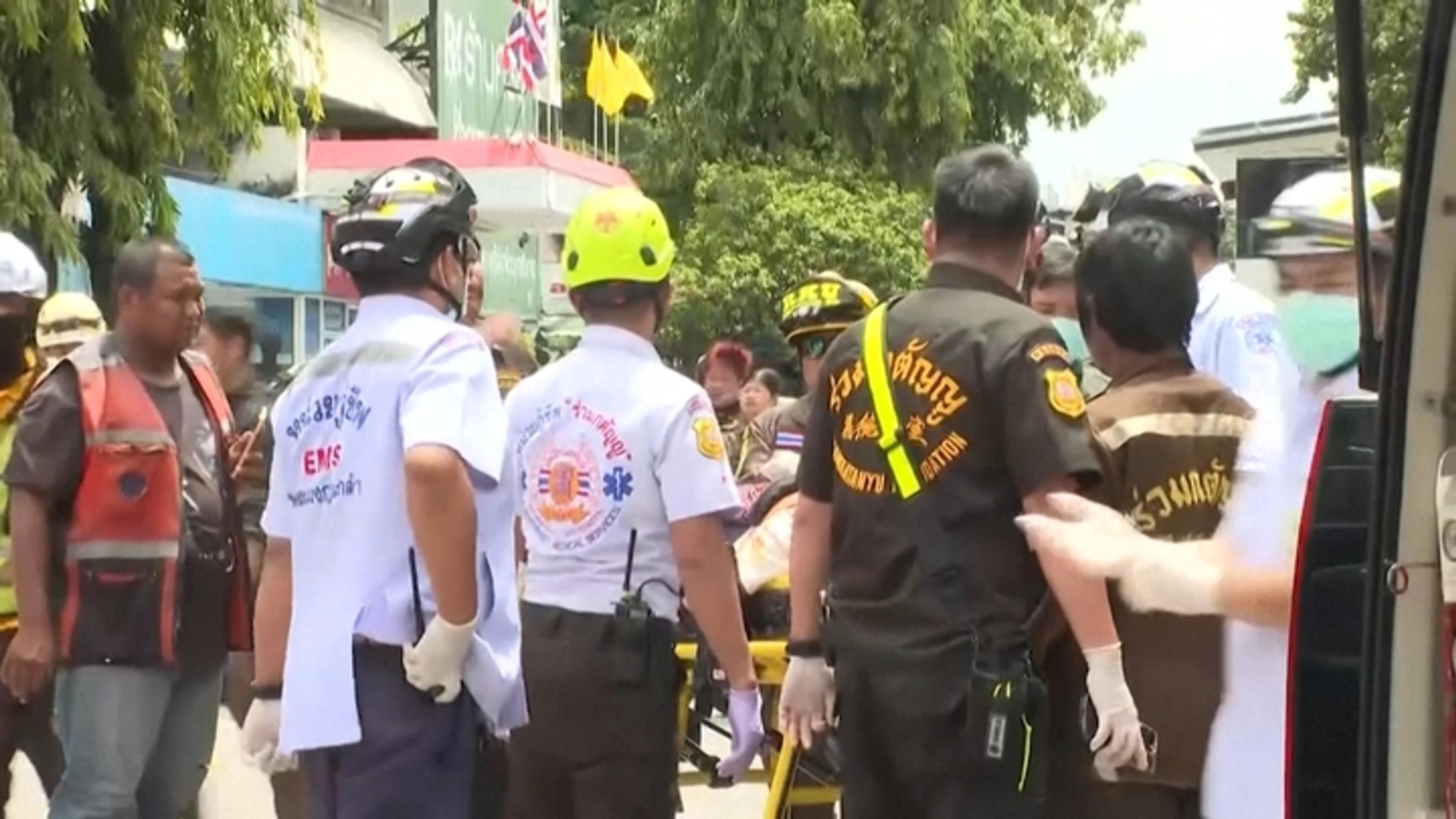 Streľba na trhovisku v Bangkoku