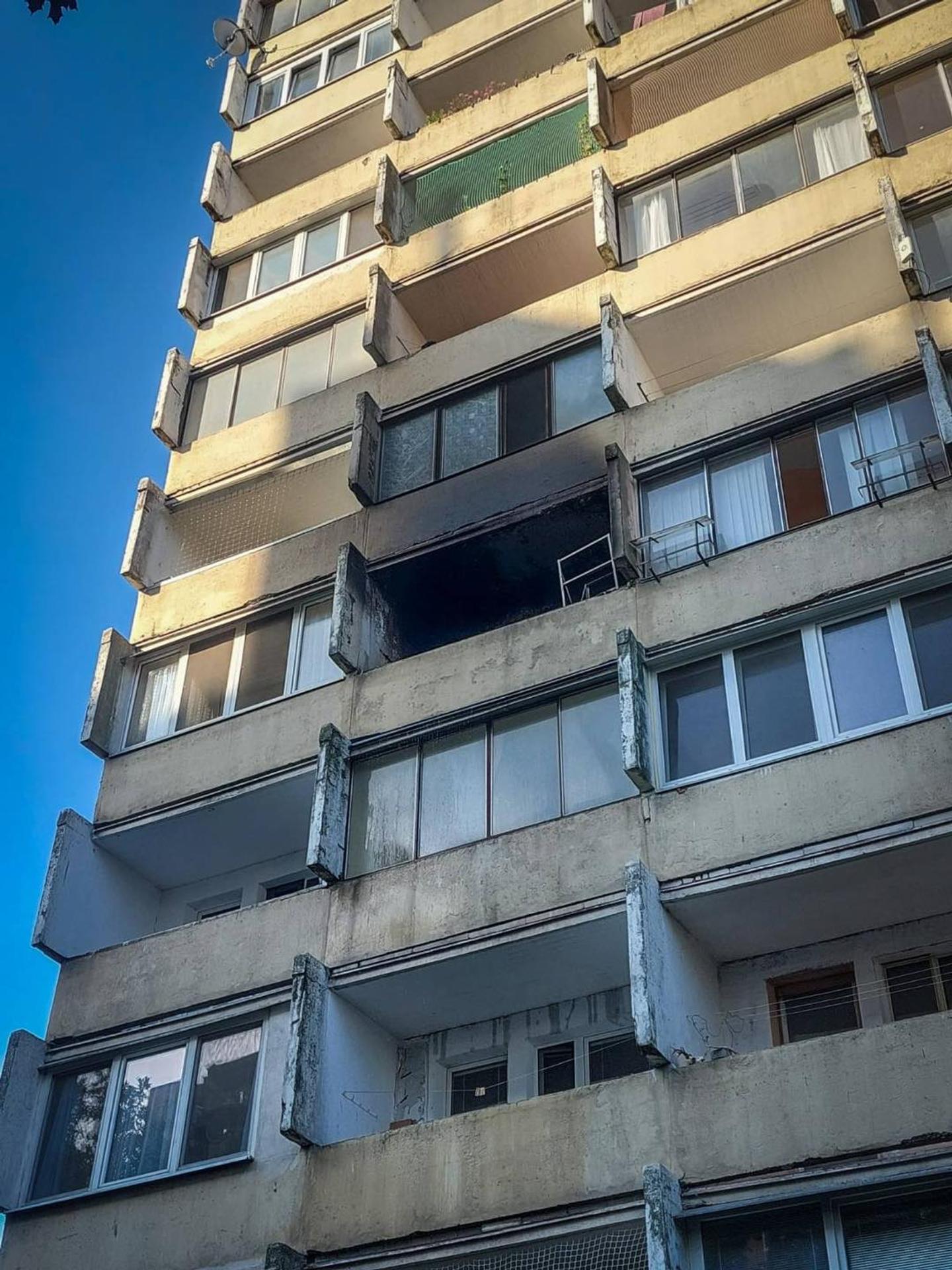 V petržalskom byte horelo.