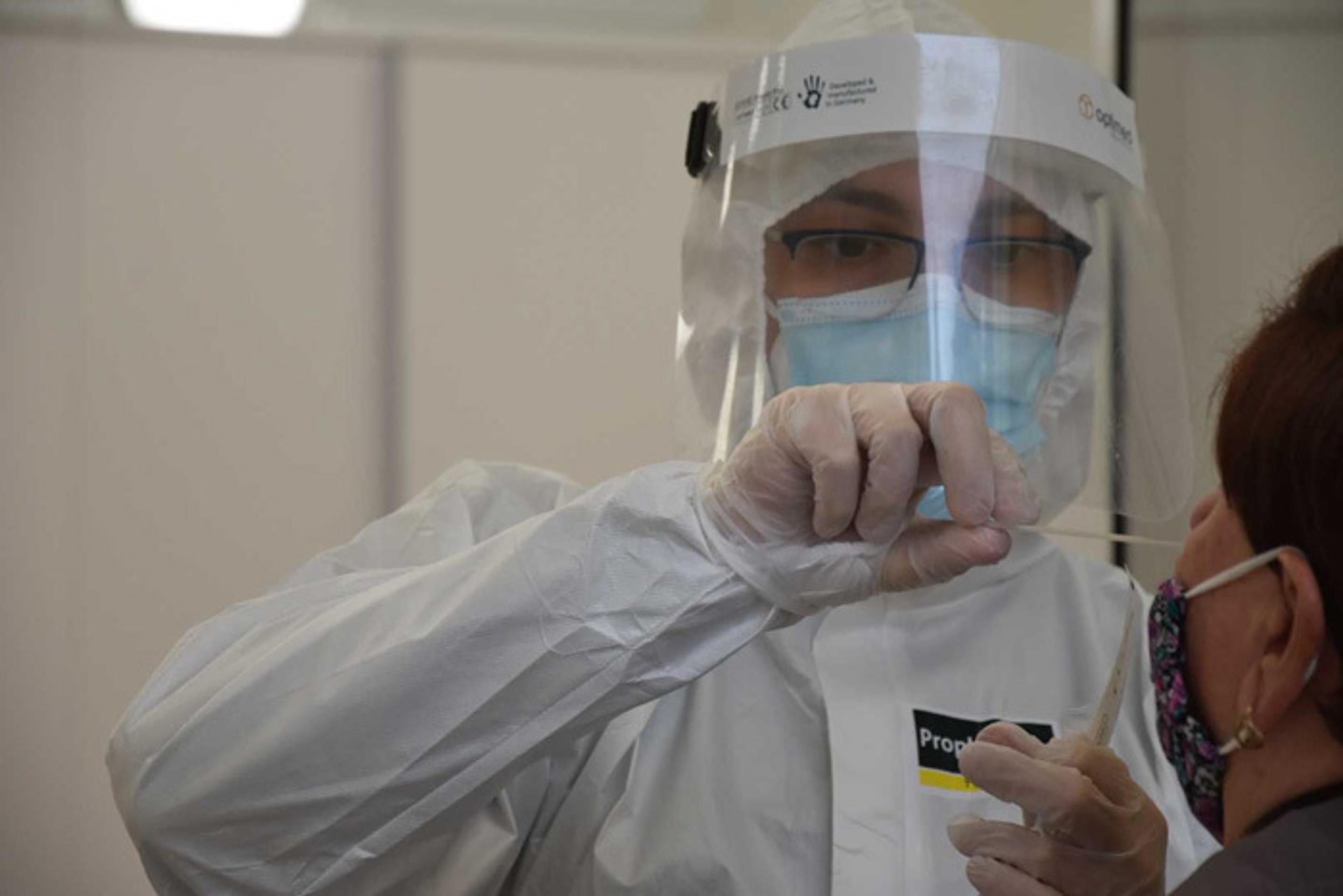 Odberné miesto v telocvični Gymnázia bl. Pavla Petra Gojdiča v Prešove.