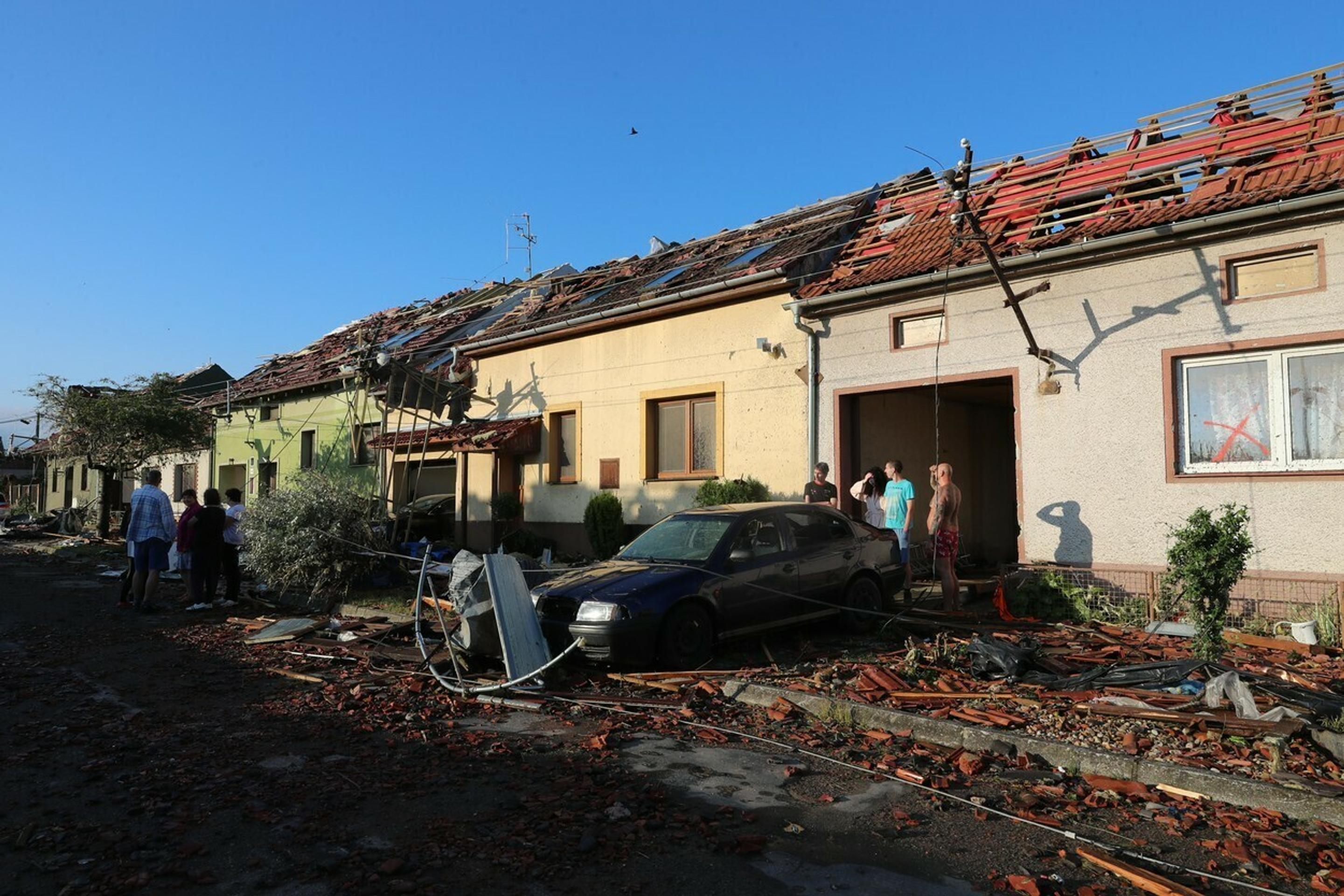 Apokalypsa po tornáde a búrke na Morave