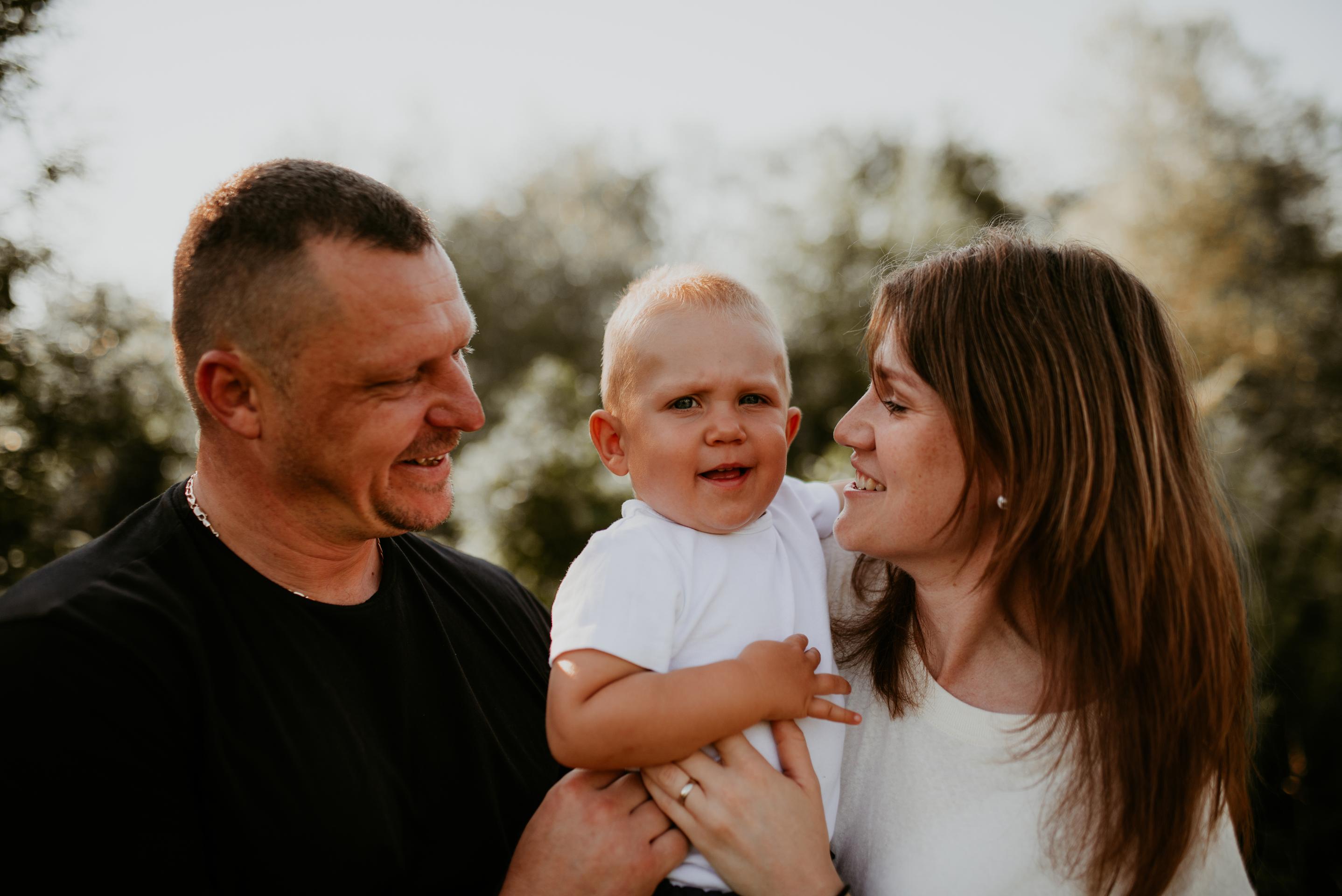 Erika so svojou rodinou