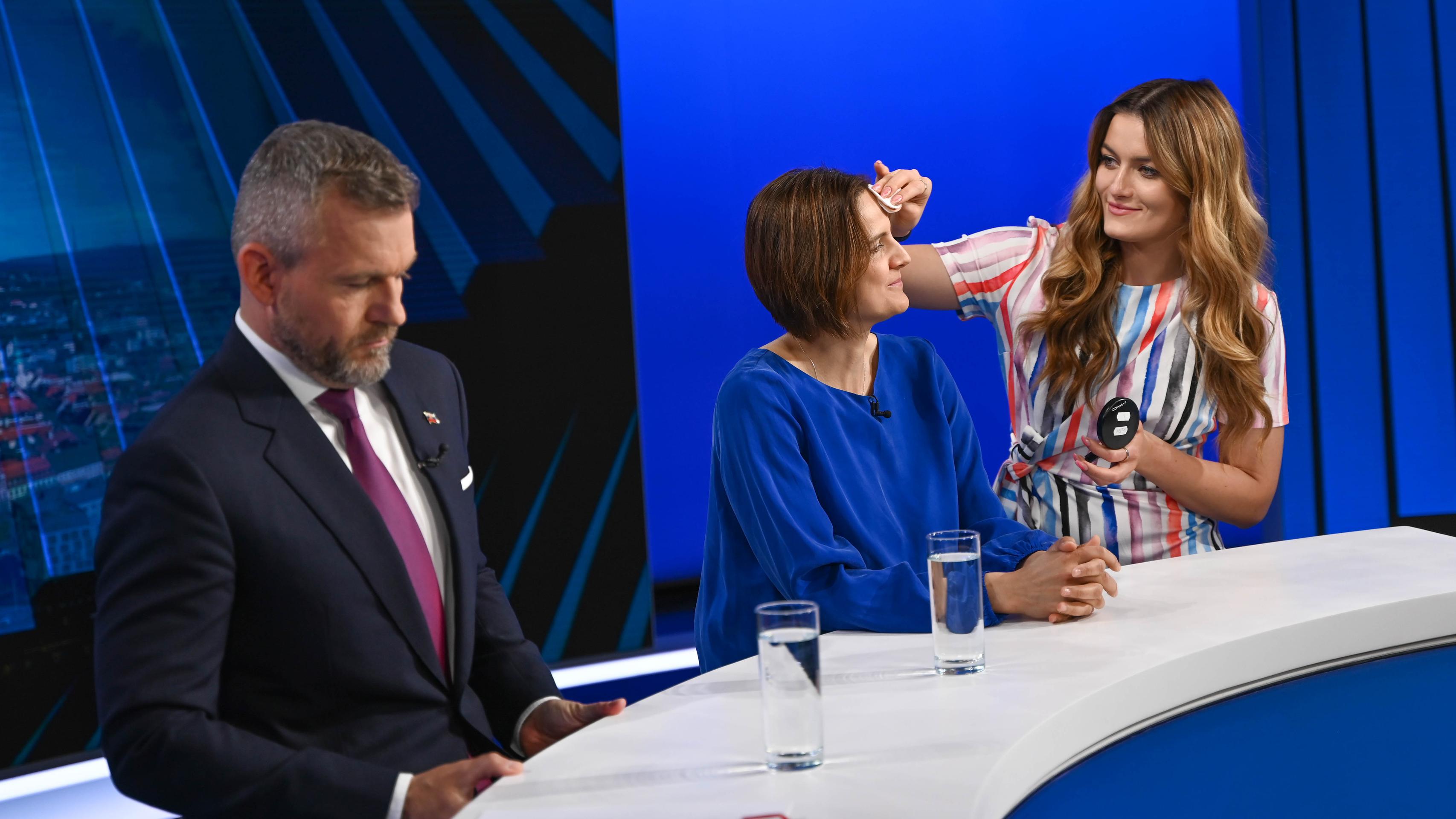 Peter Pellegrini a Mária Kolíková v relácii Na telo.