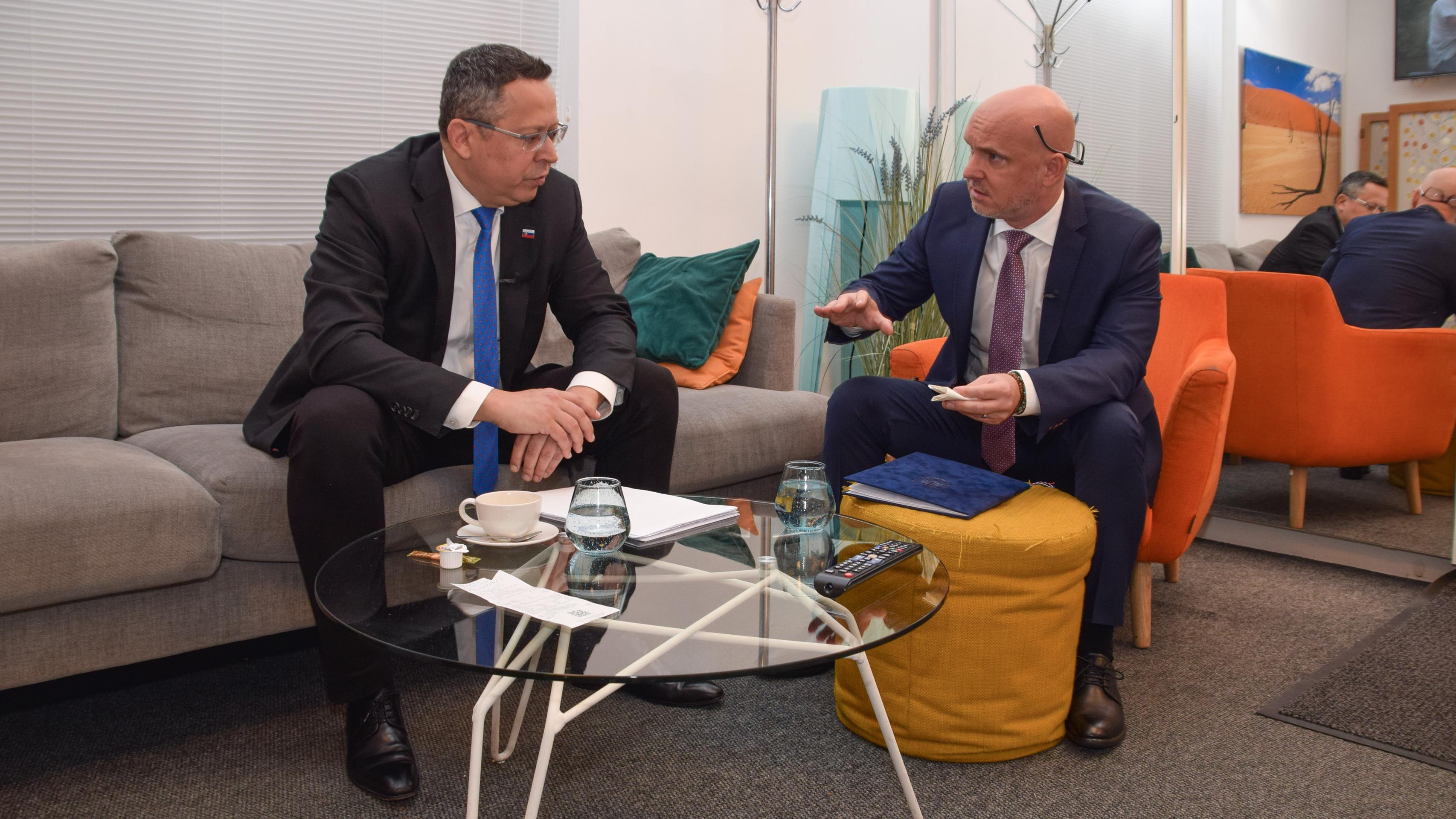 Ladislav Kamenický a Branislav Gröhling v relácii Na telo.