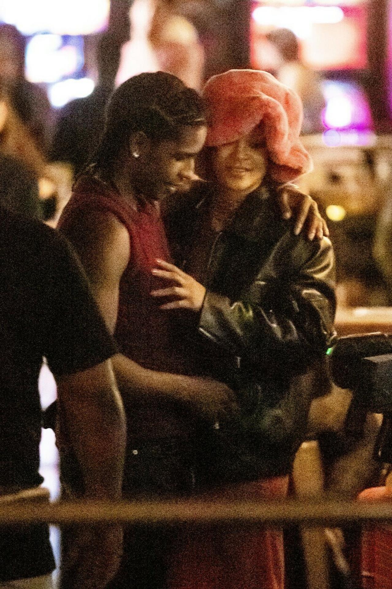 Rihanna a A$AP Rocky na večeri