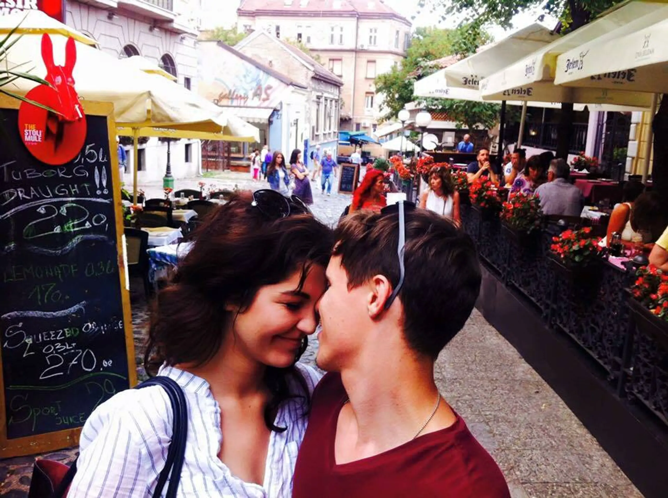 Celeste Buckingham a Matěj Vávra