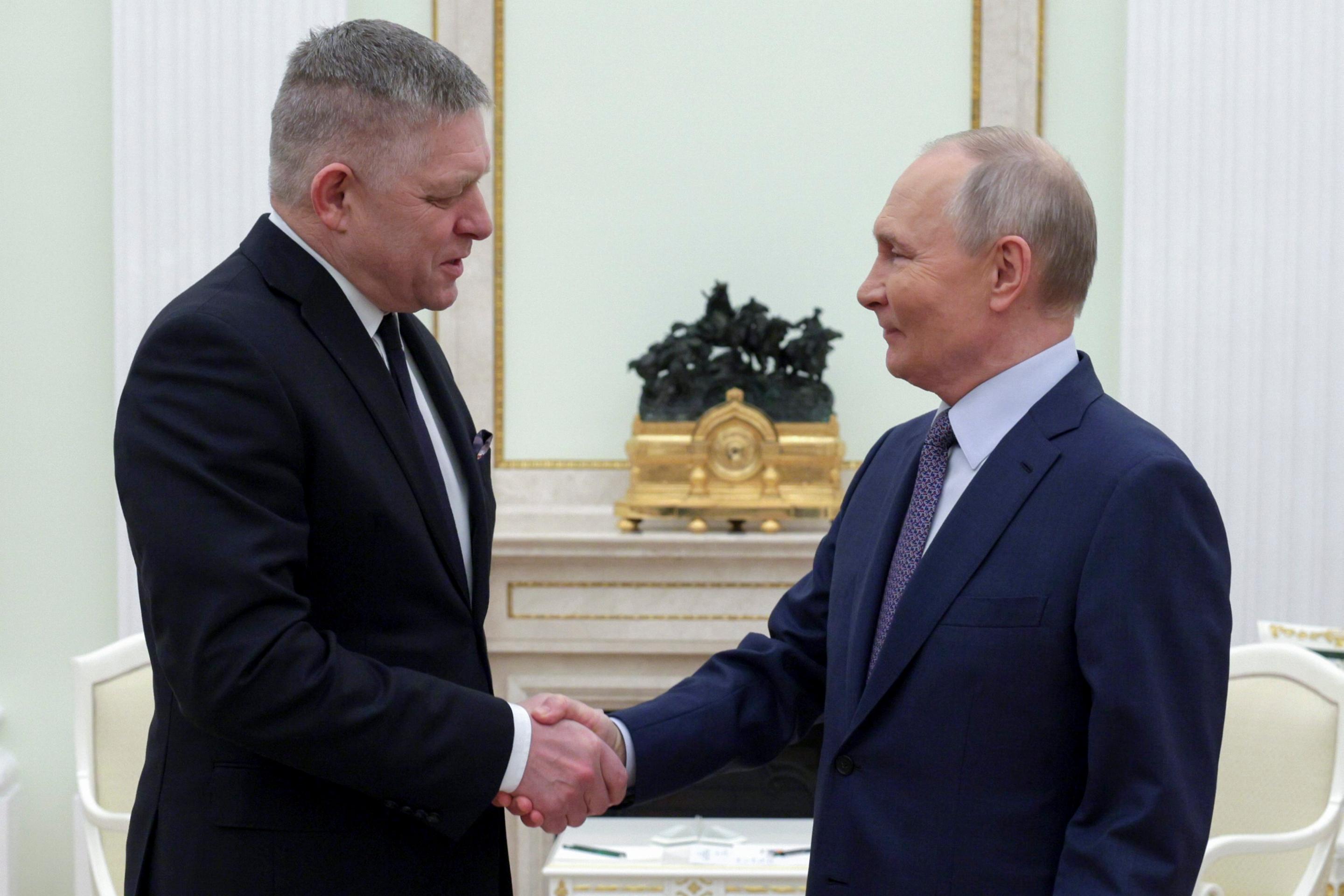 Premiér Robert Fico rokoval s ruským prezidentom Vladimirom Putinom