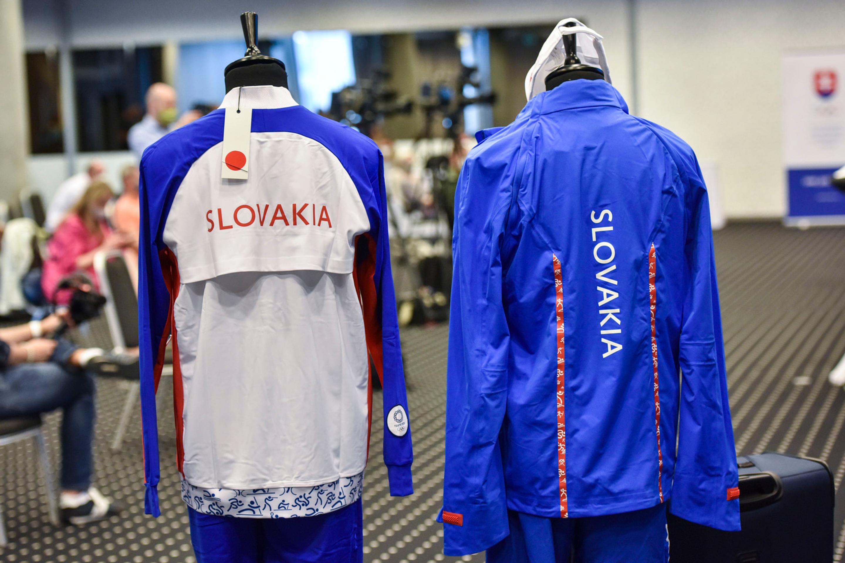 Kolekcia oblečenia slovenskej výpravy na Olympijské hry v Tokiu.
