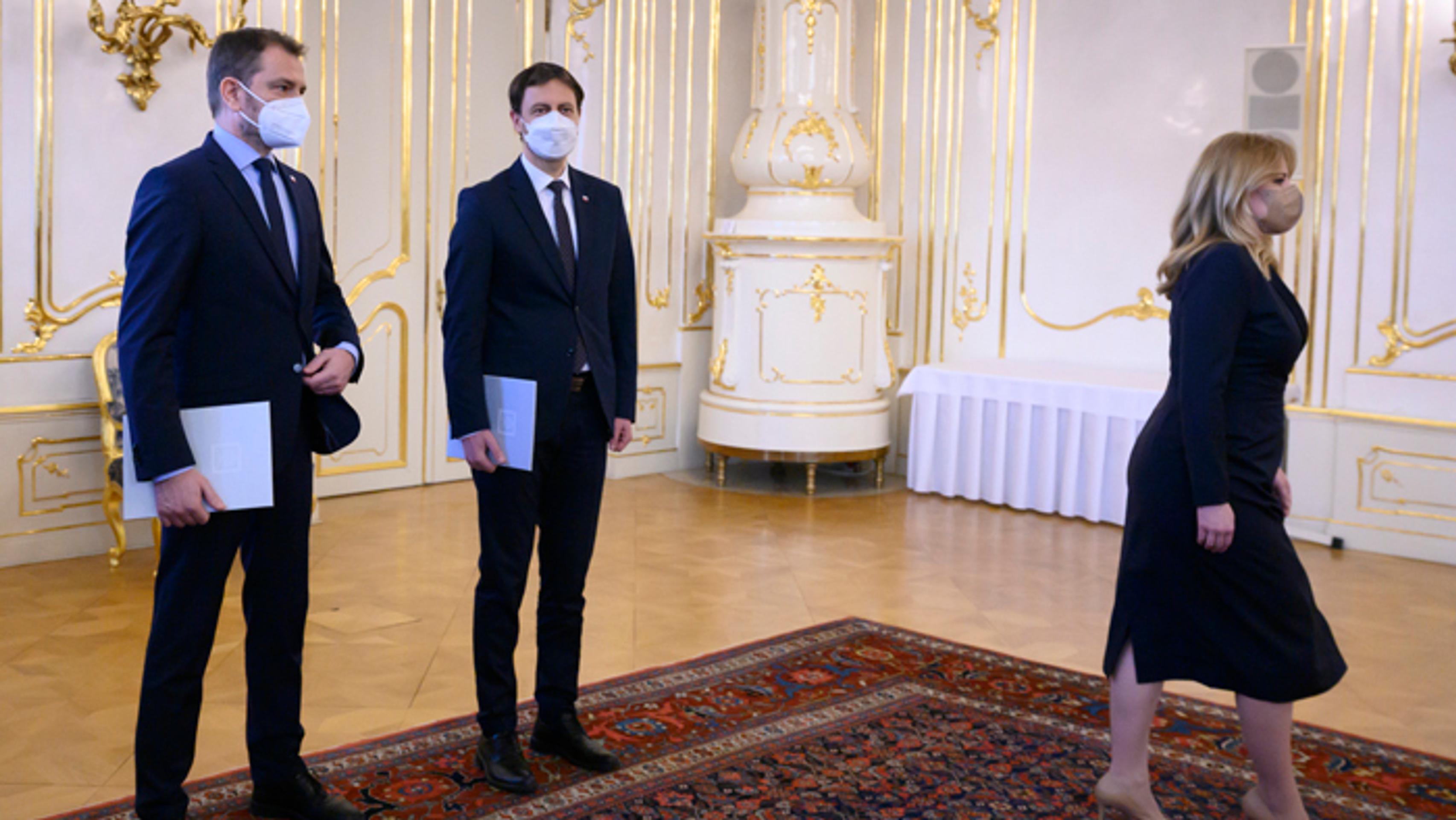 Igor Matovič po podaní demisie.